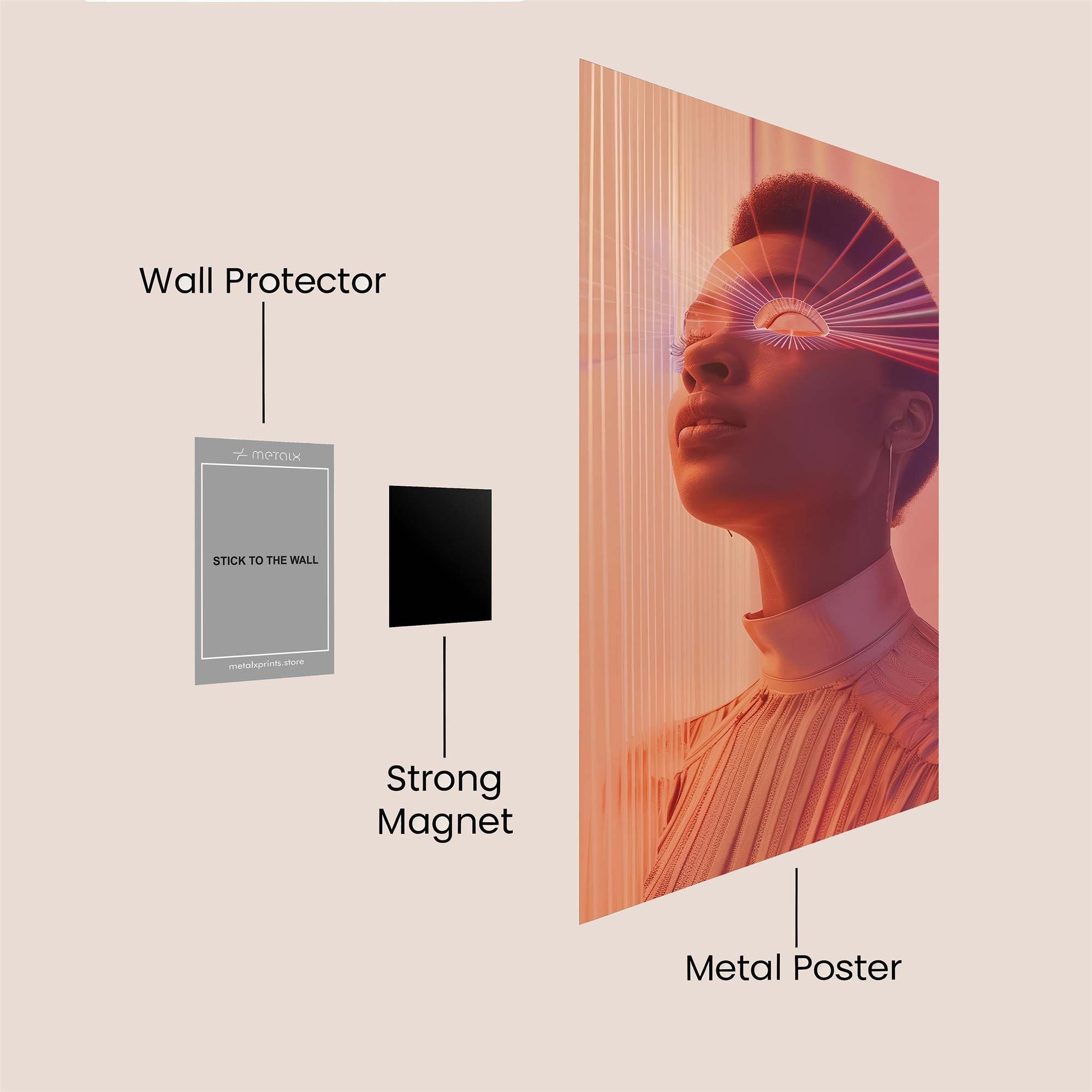 Visionary Glow Safe Wall Magnetic / M