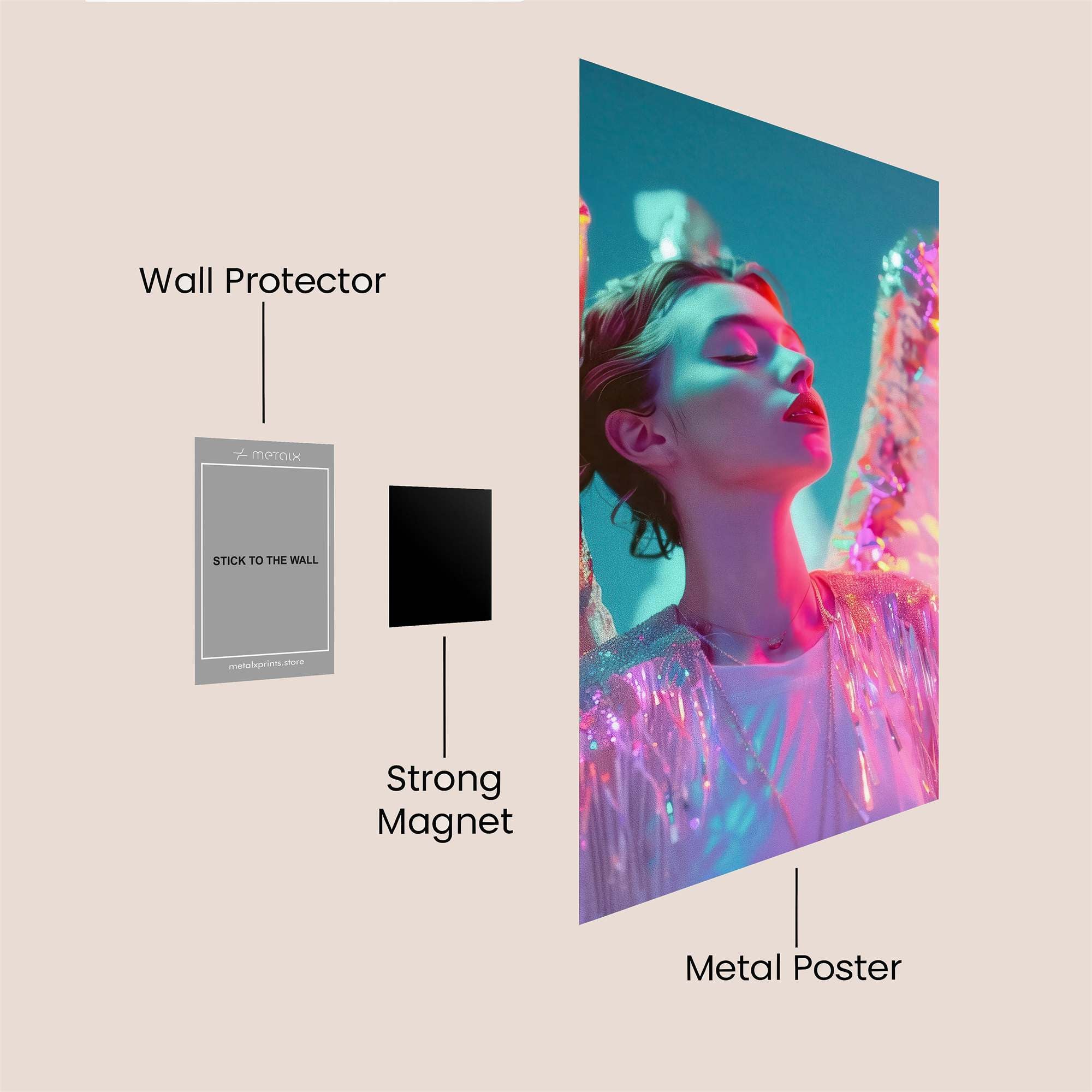 Angelic Radiance Safe Wall Magnetic / M
