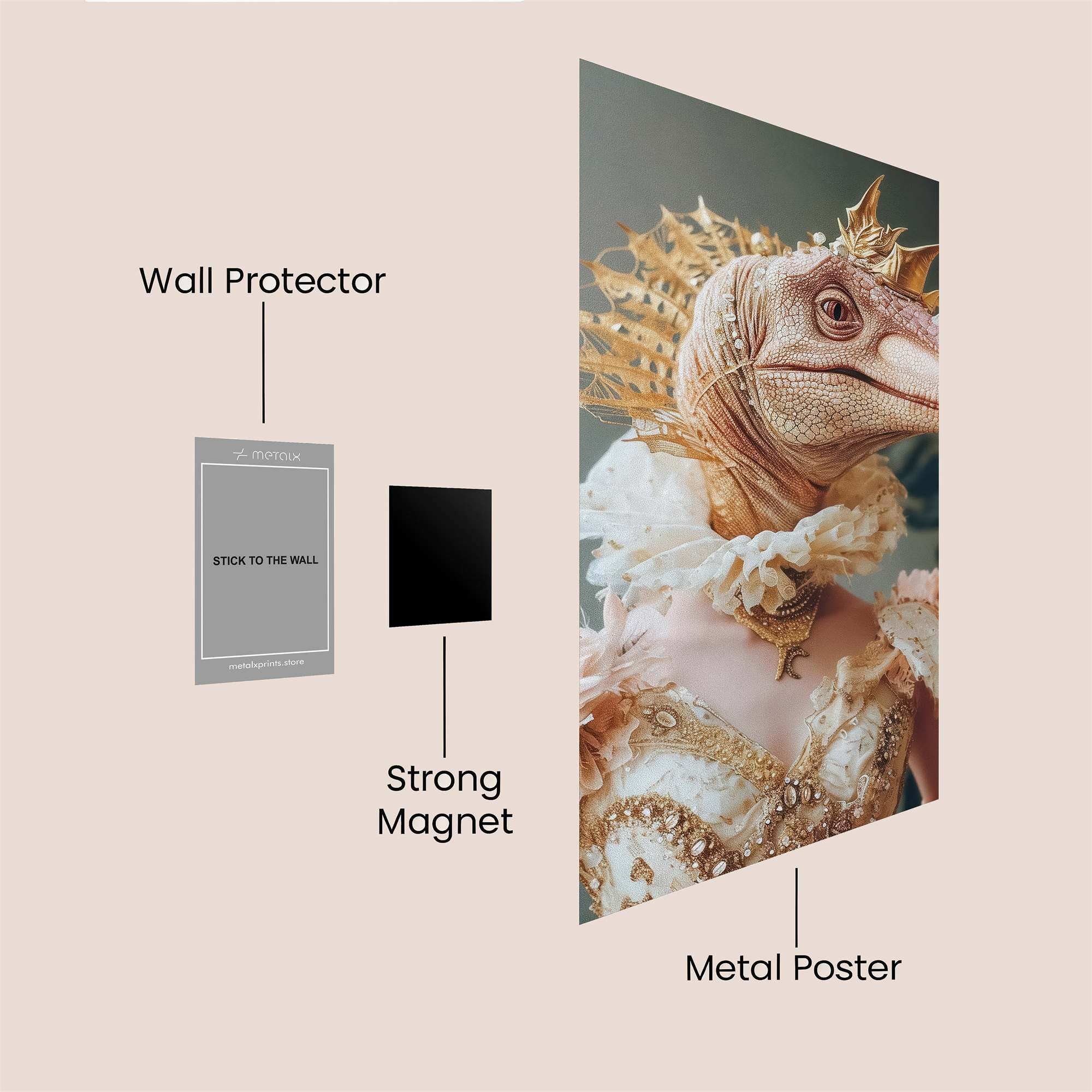 Royal Reptile Safe Wall Magnetic / M