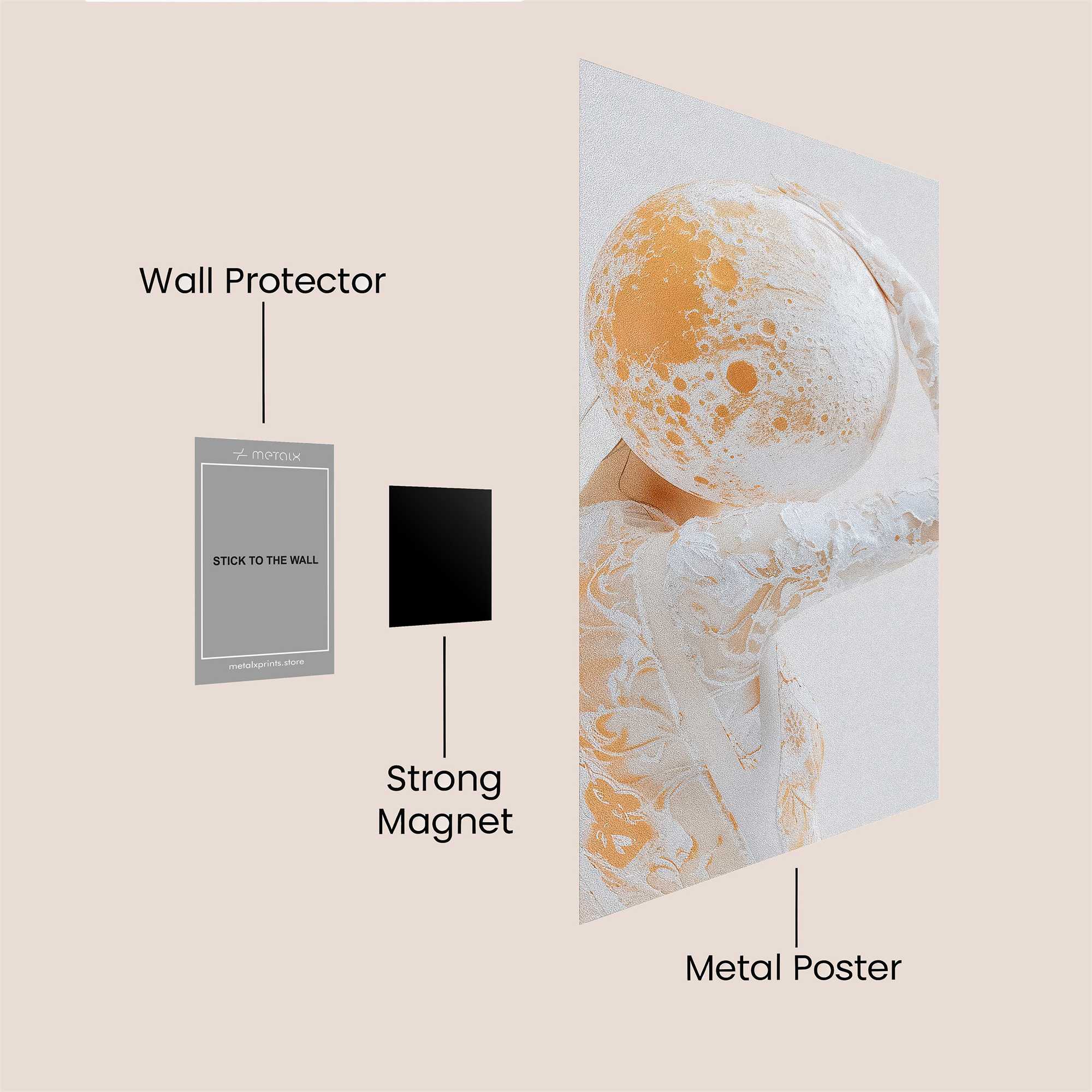 Moonlit Dream Safe Wall Magnetic / M