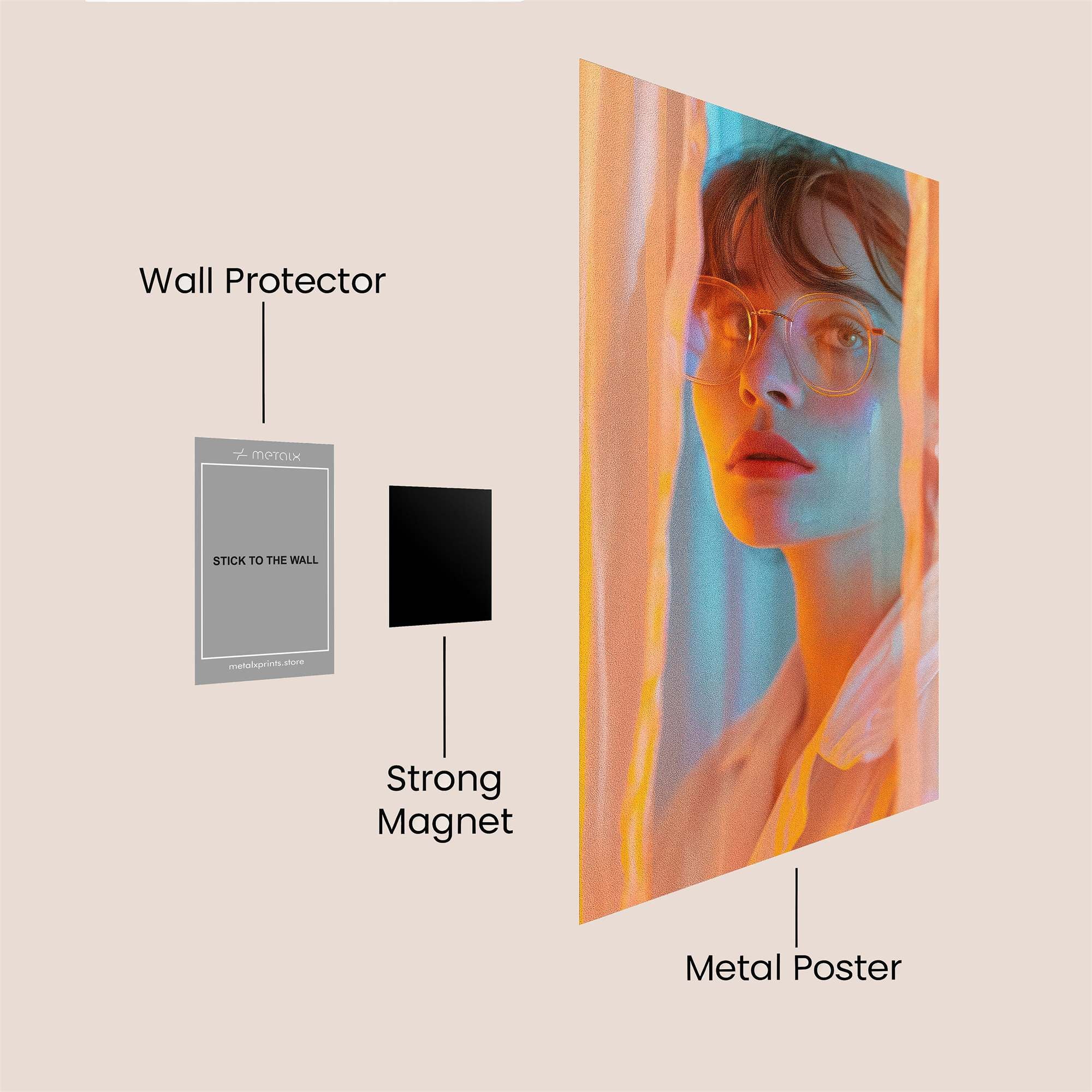 Veil Dream Safe Wall Magnetic / M