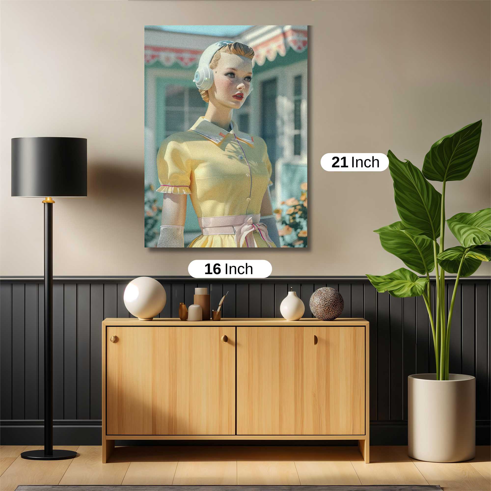 Retro Harmony Safe Wall Magnetic / M