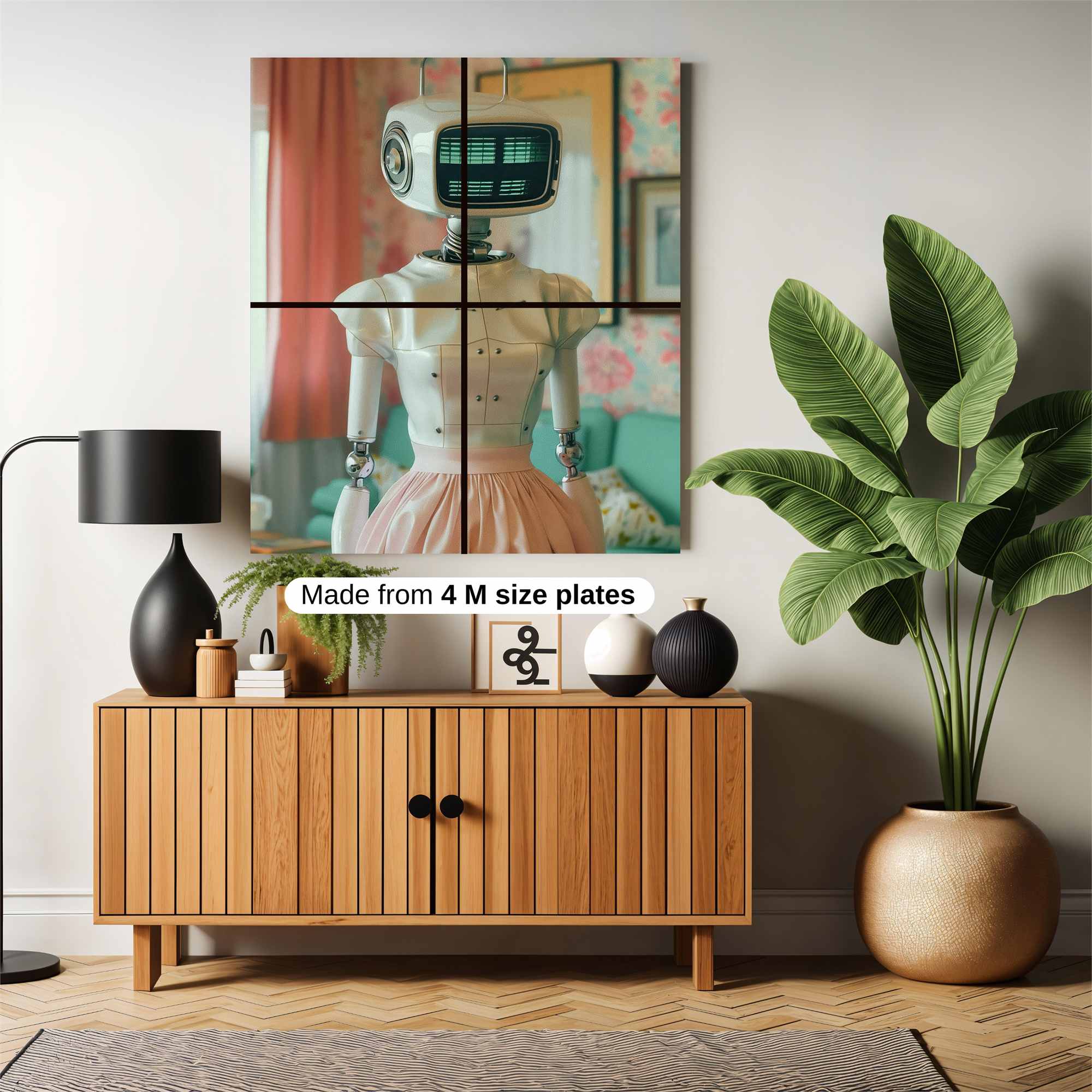 Robot Whimsy Safe Wall Magnetic / M