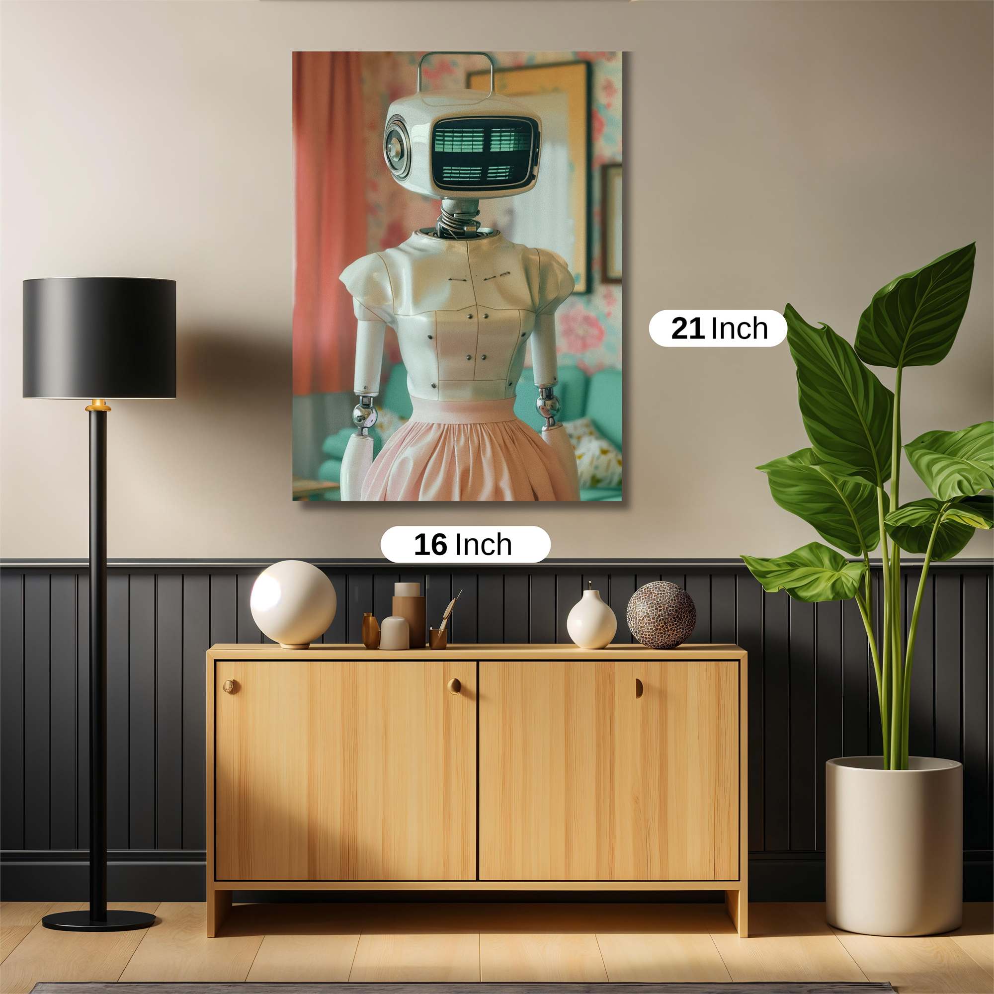 Robot Whimsy Safe Wall Magnetic / M