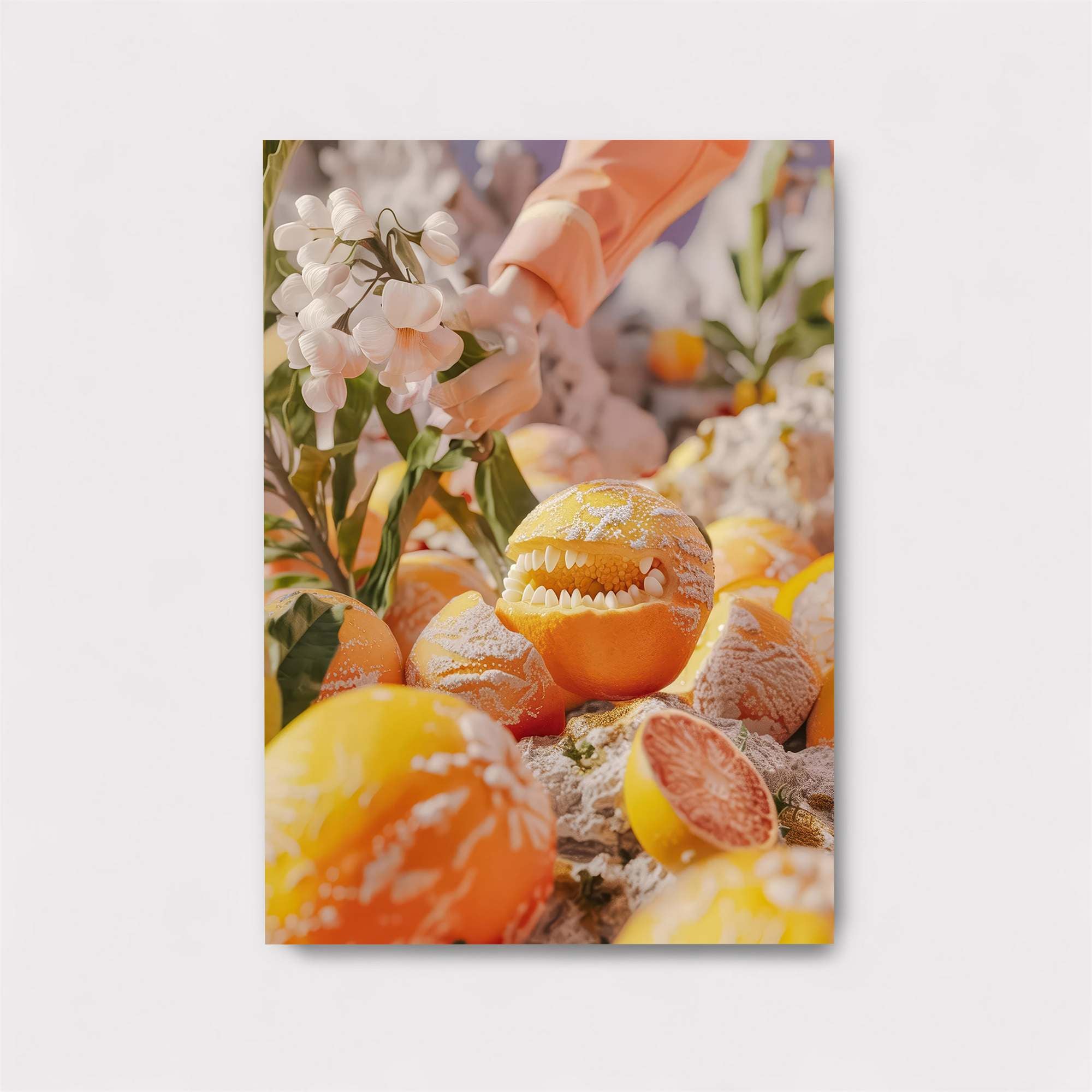 Orange Whimsy Safe Wall Magnetic / M