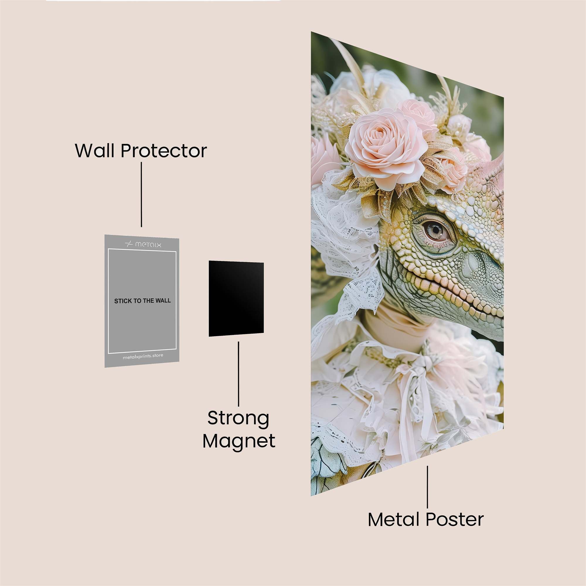 Dragon Elegance Safe Wall Magnetic / M