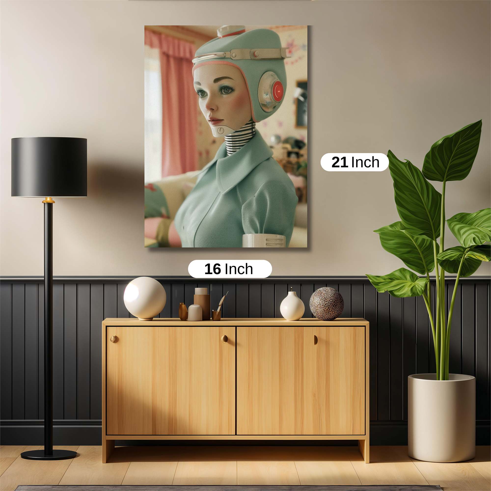 Robot Whimsy Safe Wall Magnetic / M