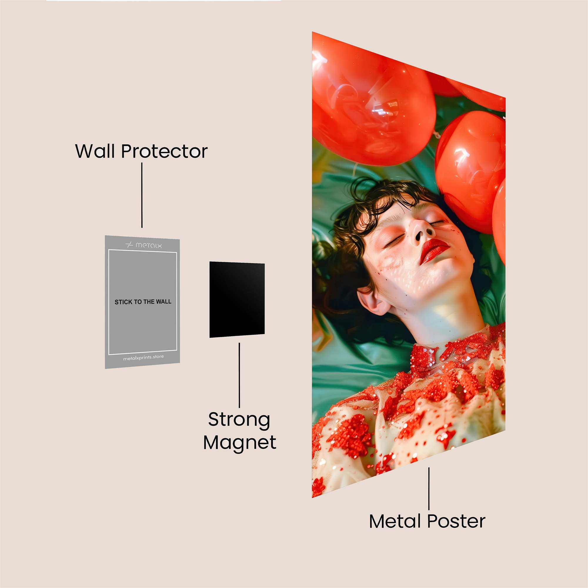 Surreal Dreamscape Safe Wall Magnetic / M