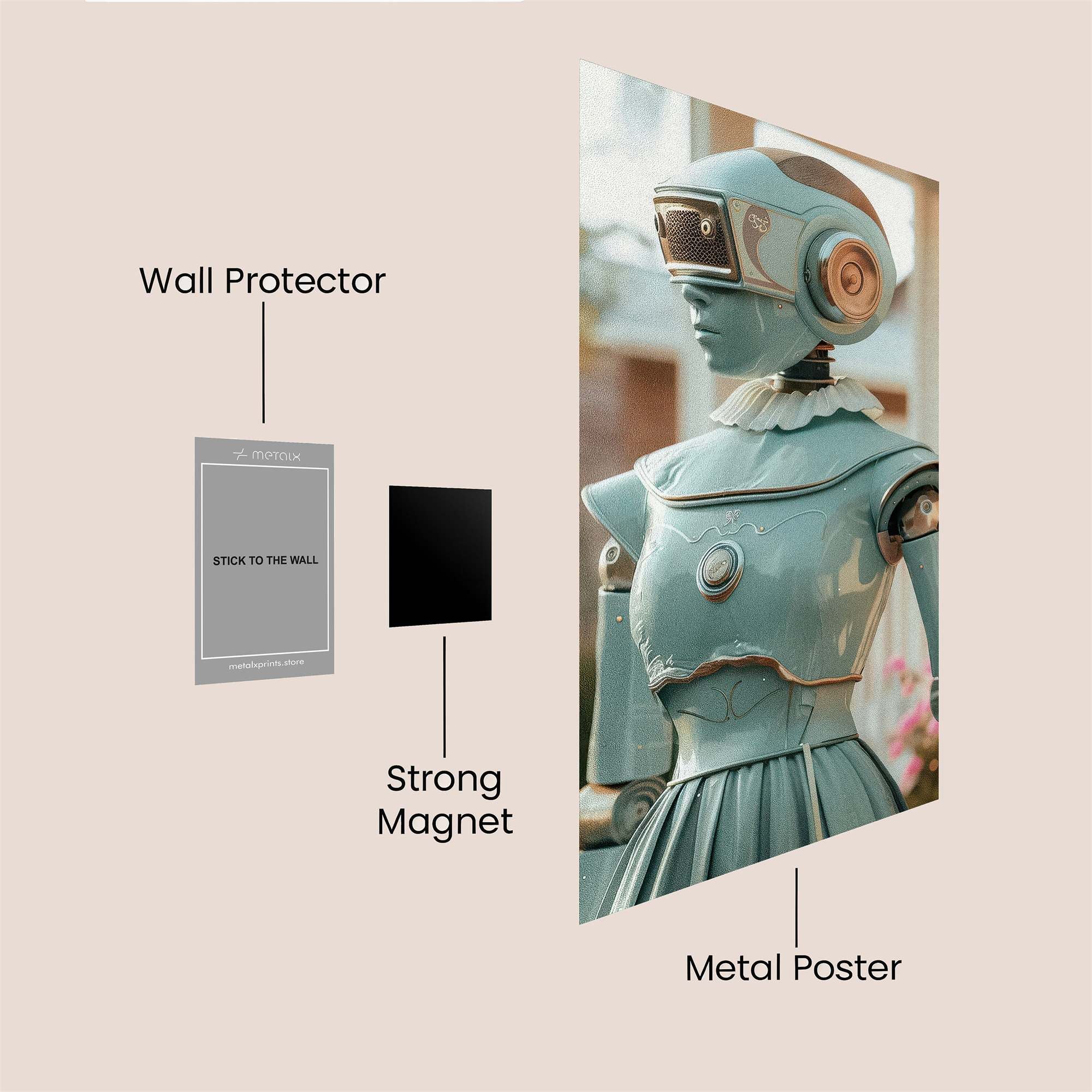 Robot Serenity Safe Wall Magnetic / M