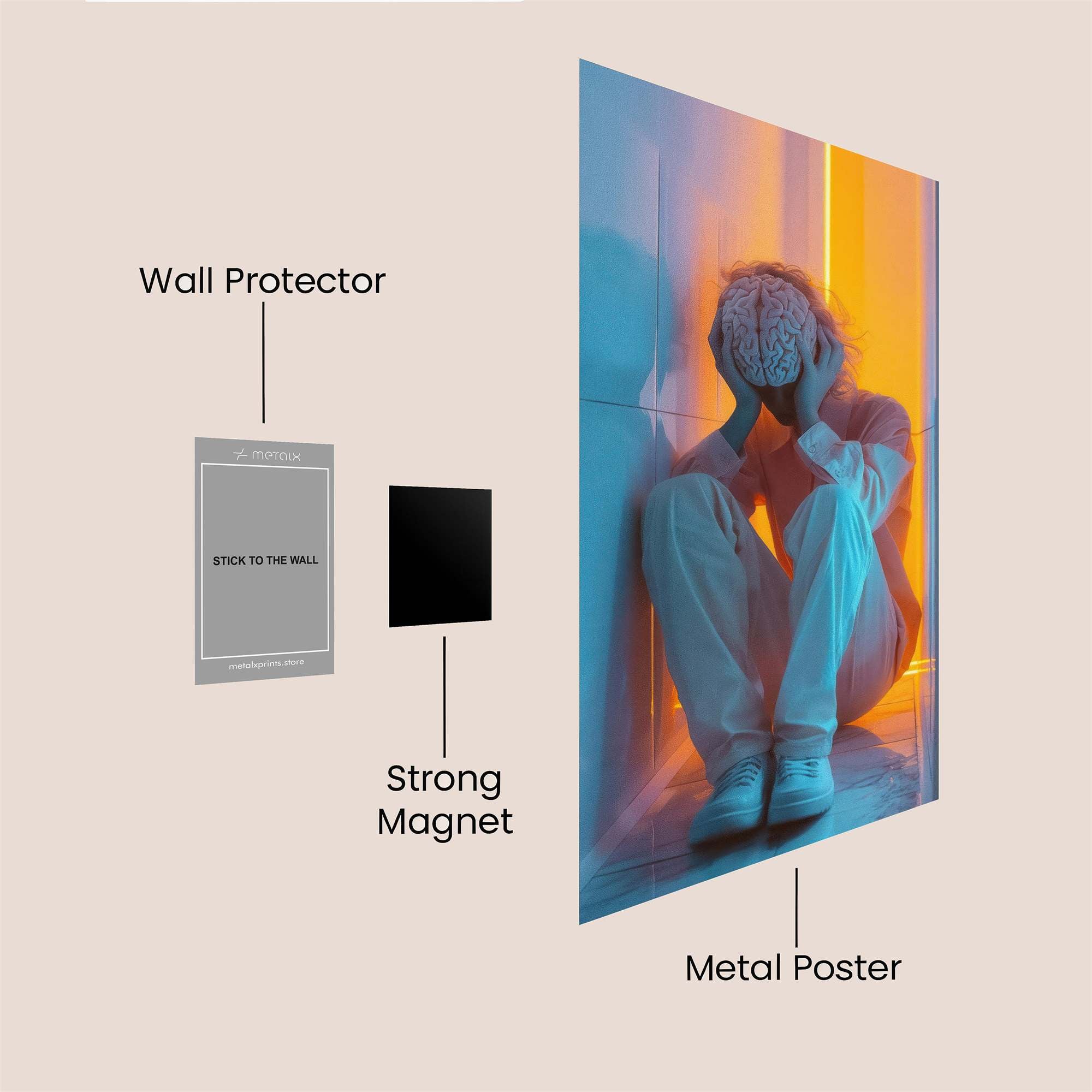 MindMelt Safe Wall Magnetic / M