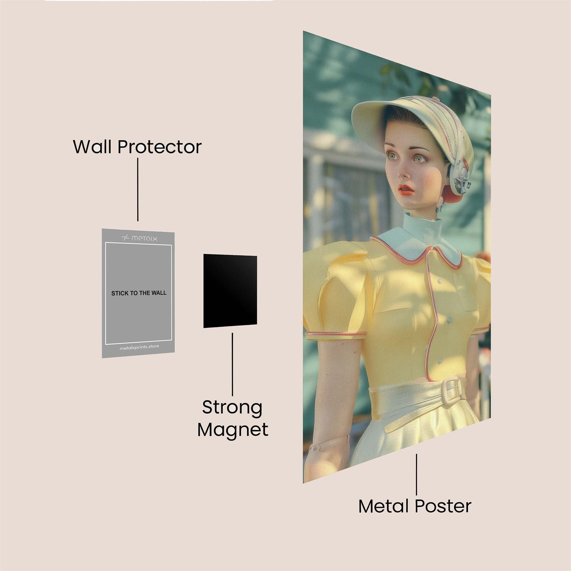 Sunny Elegance Safe Wall Magnetic / M