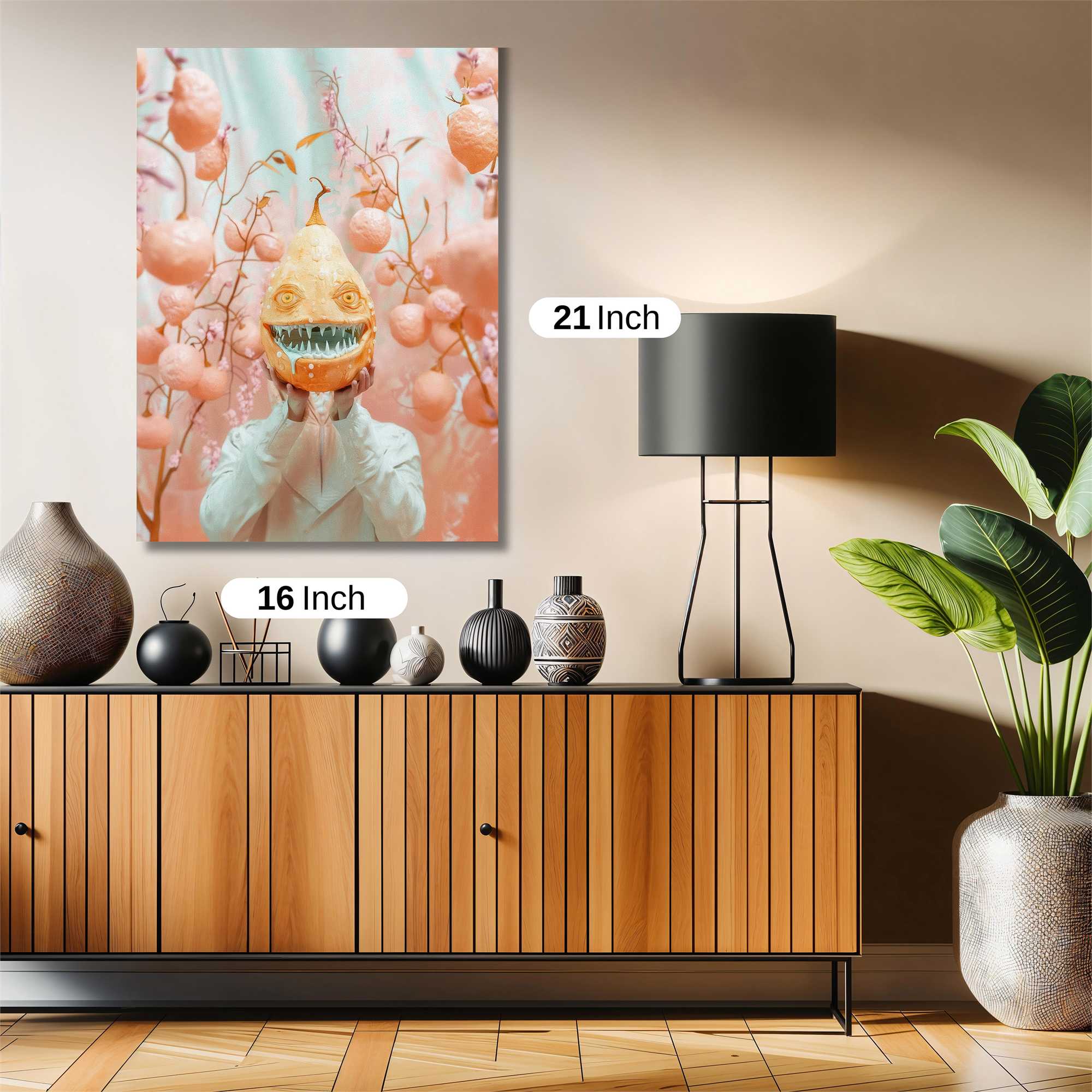 Pumpkin Whimsy Safe Wall Magnetic / M