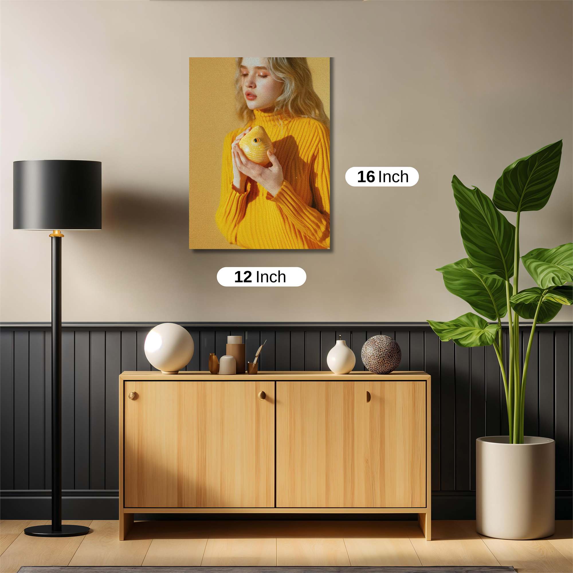 Grapefruit Serenity Safe Wall Magnetic / M