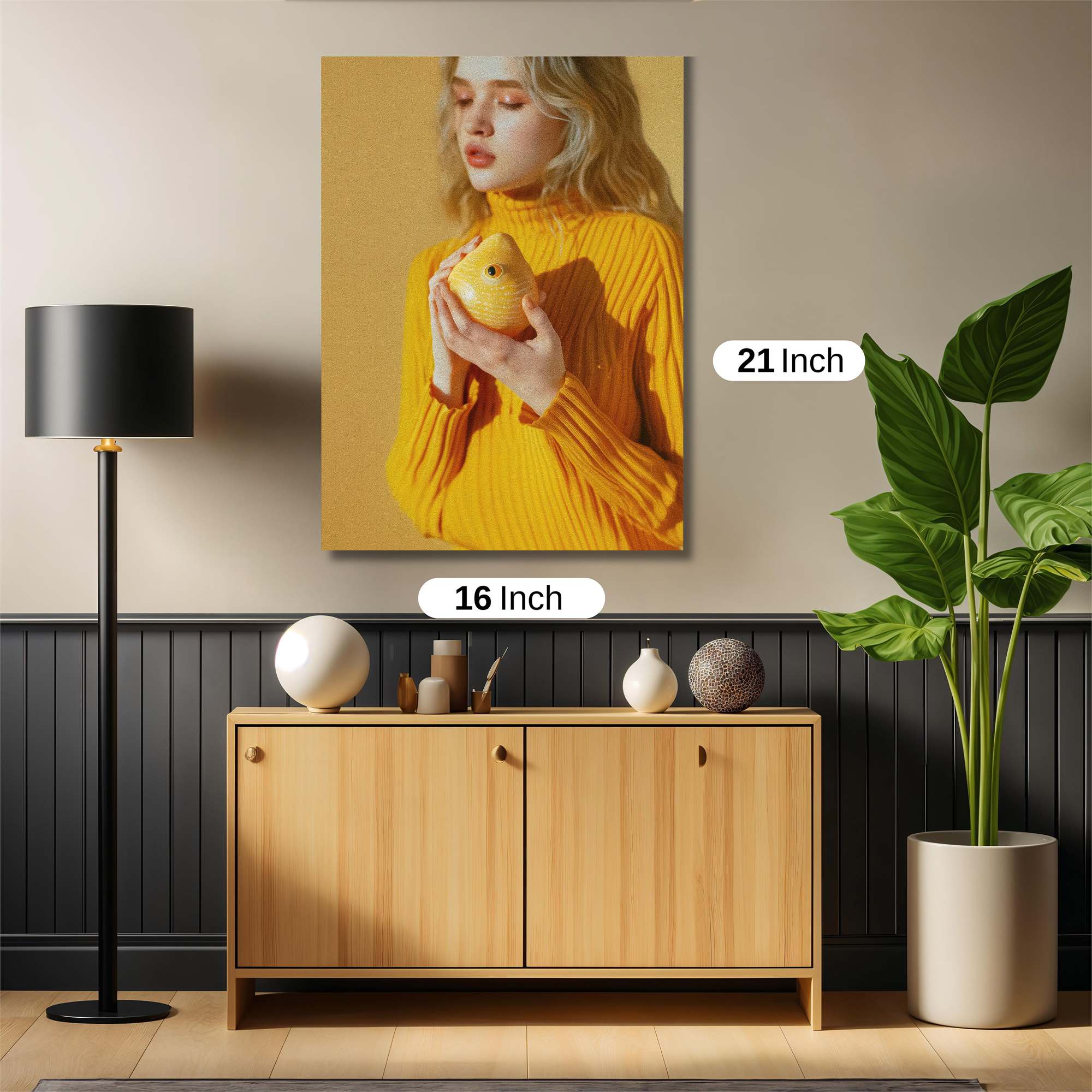 Grapefruit Serenity Safe Wall Magnetic / M