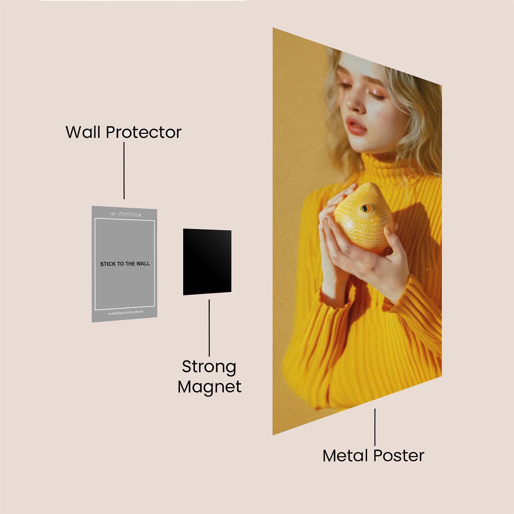 Grapefruit Serenity Safe Wall Magnetic / M