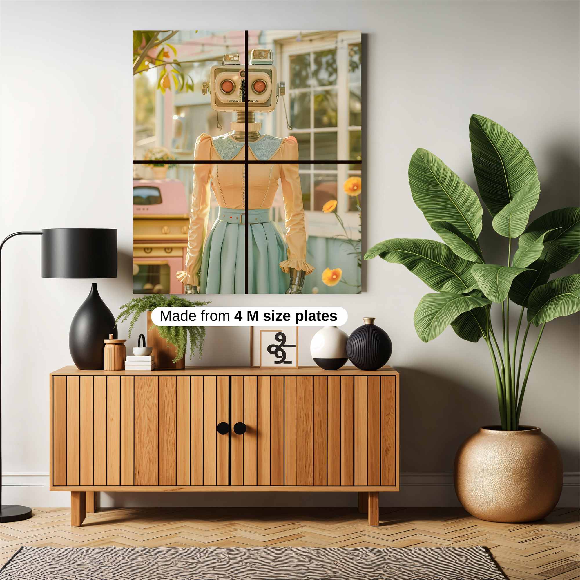 Robot Whimsy Safe Wall Magnetic / M