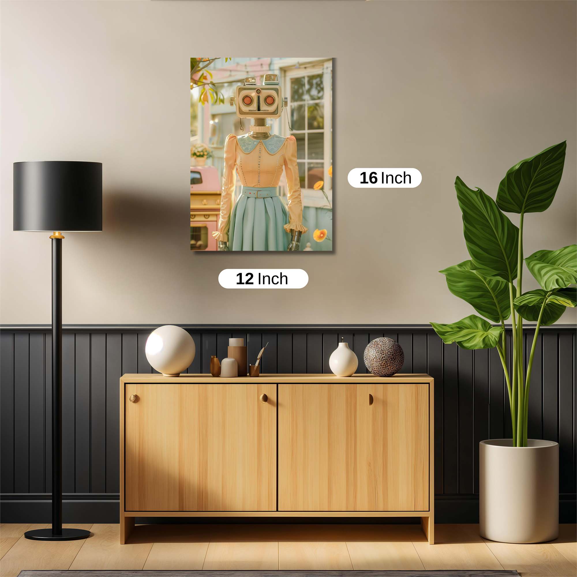 Robot Whimsy Safe Wall Magnetic / M