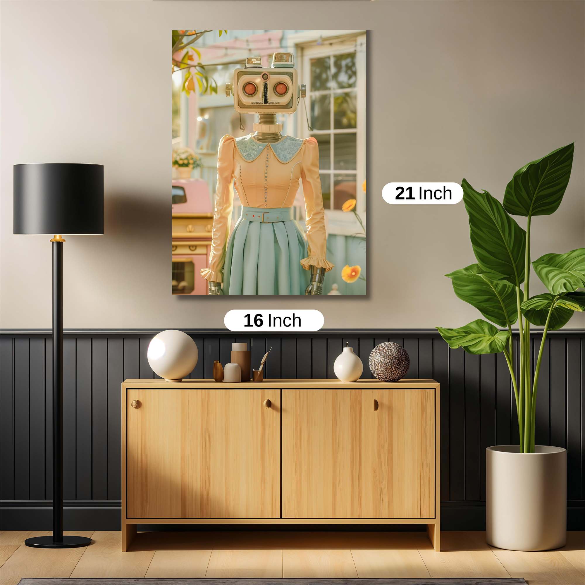 Robot Whimsy Safe Wall Magnetic / M
