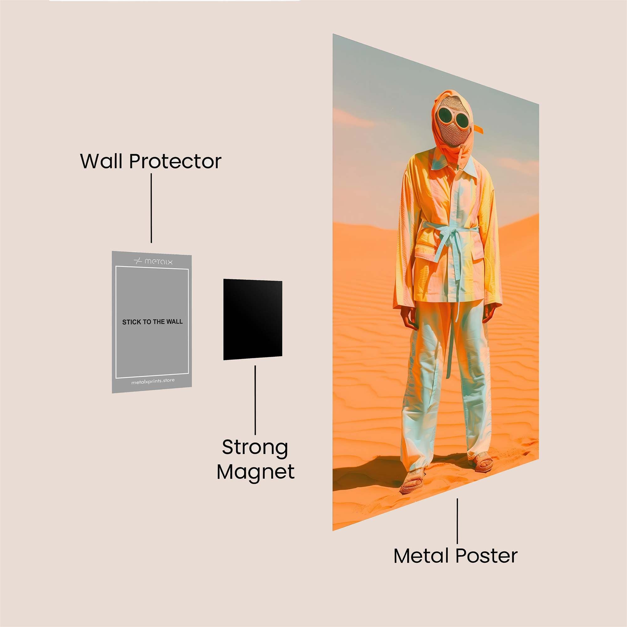 Desert Dreamer Safe Wall Magnetic / M