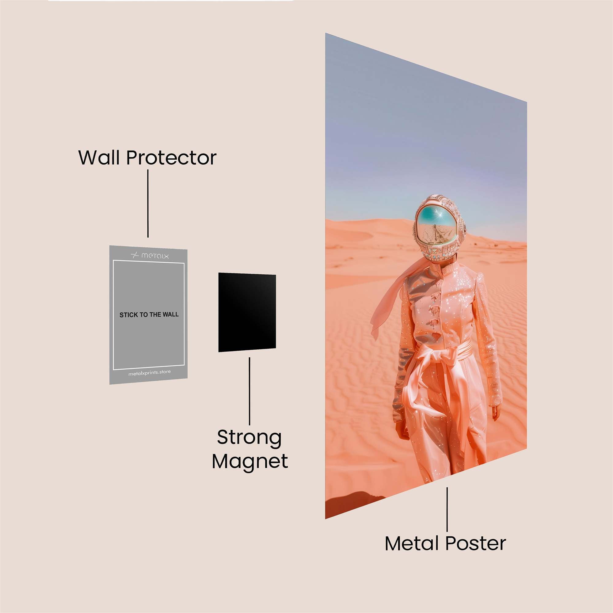 Desert Dream Safe Wall Magnetic / M