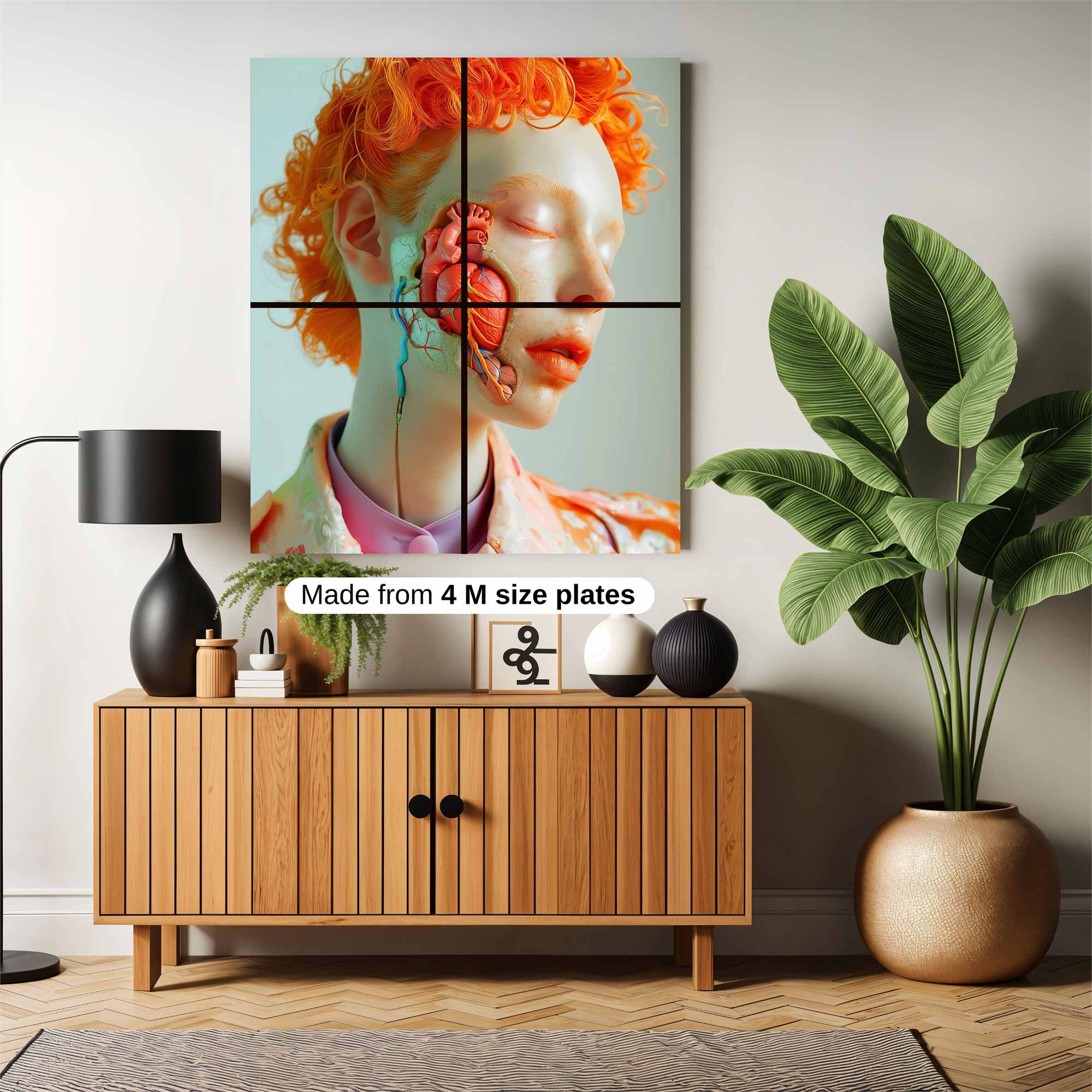 Heartbeat Whimsy Safe Wall Magnetic / M
