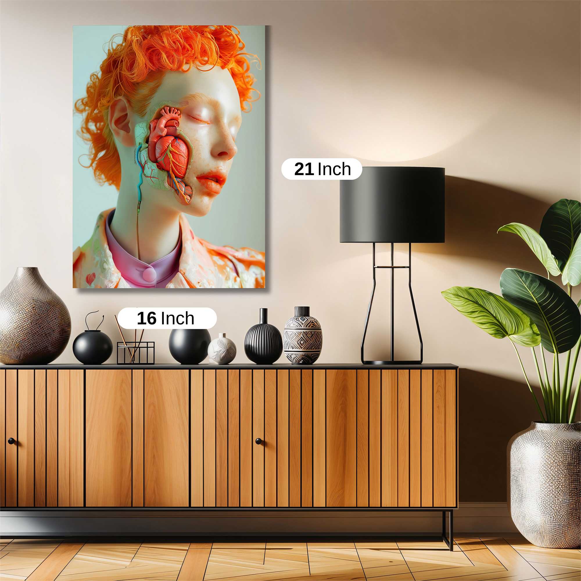 Heartbeat Whimsy Safe Wall Magnetic / M