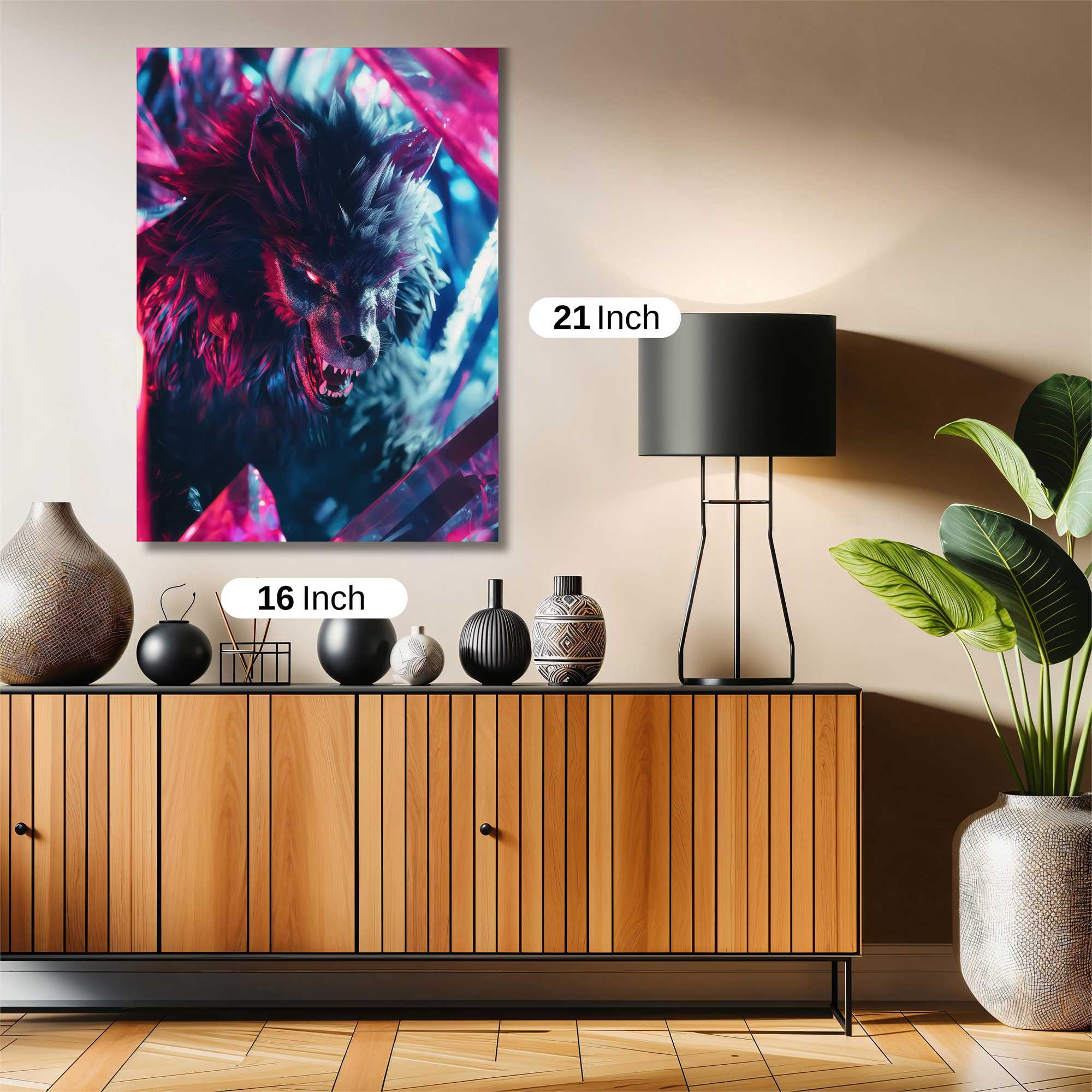 Wolf Rage Safe Wall Magnetic / M