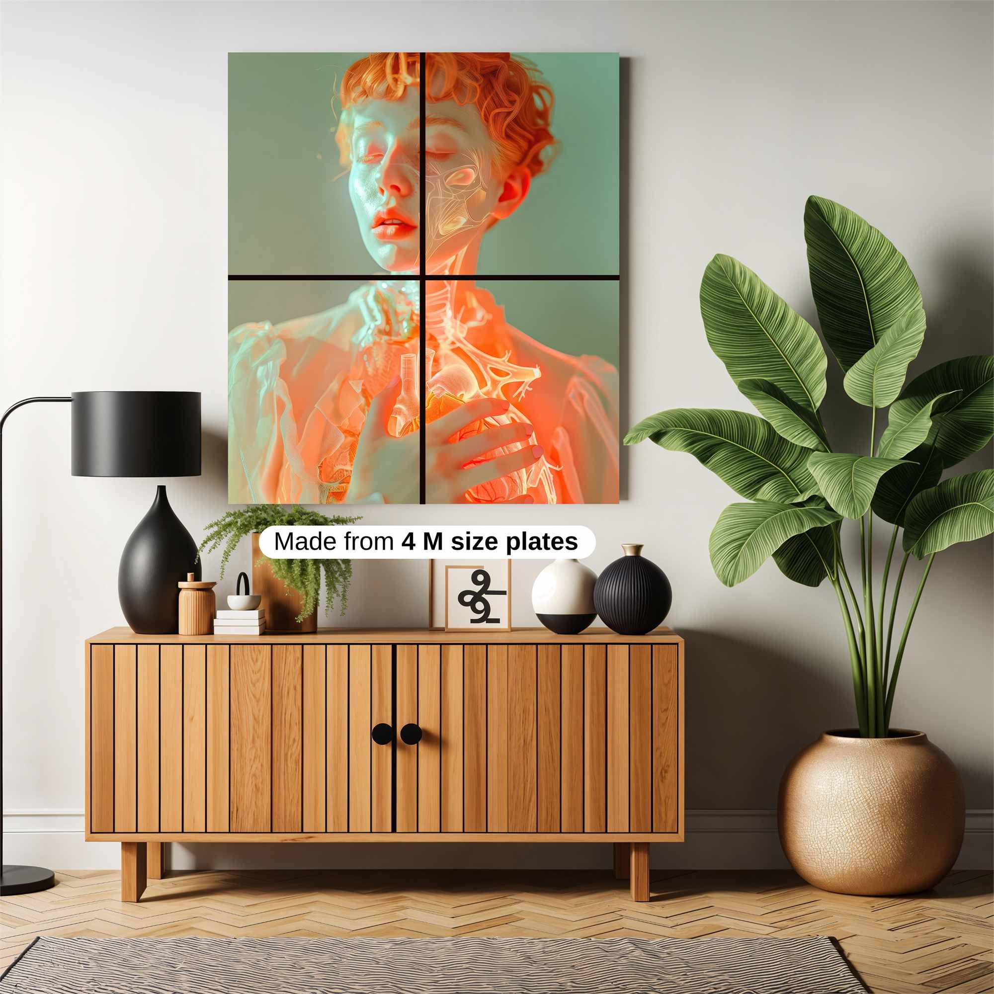 Heartbeat Glow Safe Wall Magnetic / M