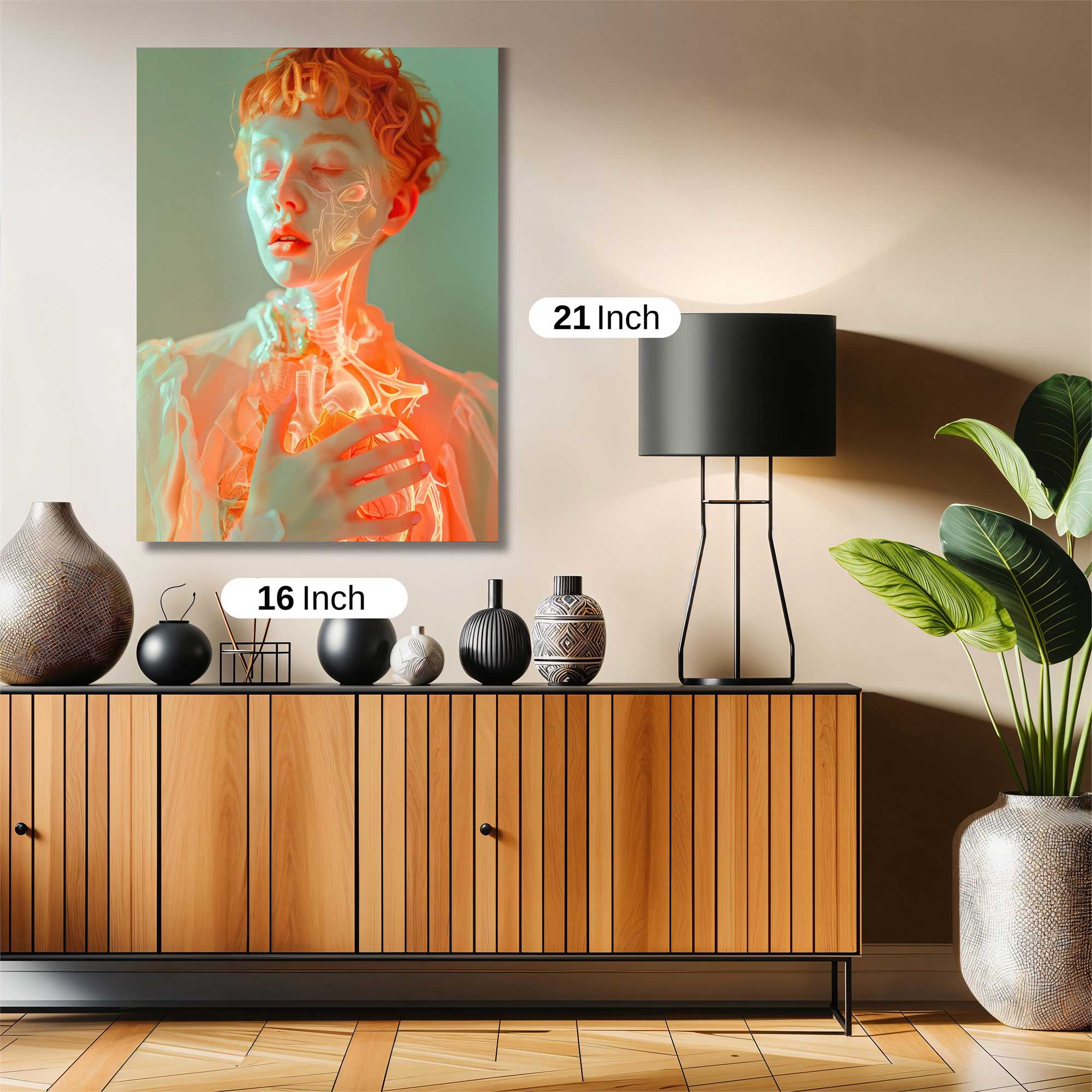 Heartbeat Glow Safe Wall Magnetic / M