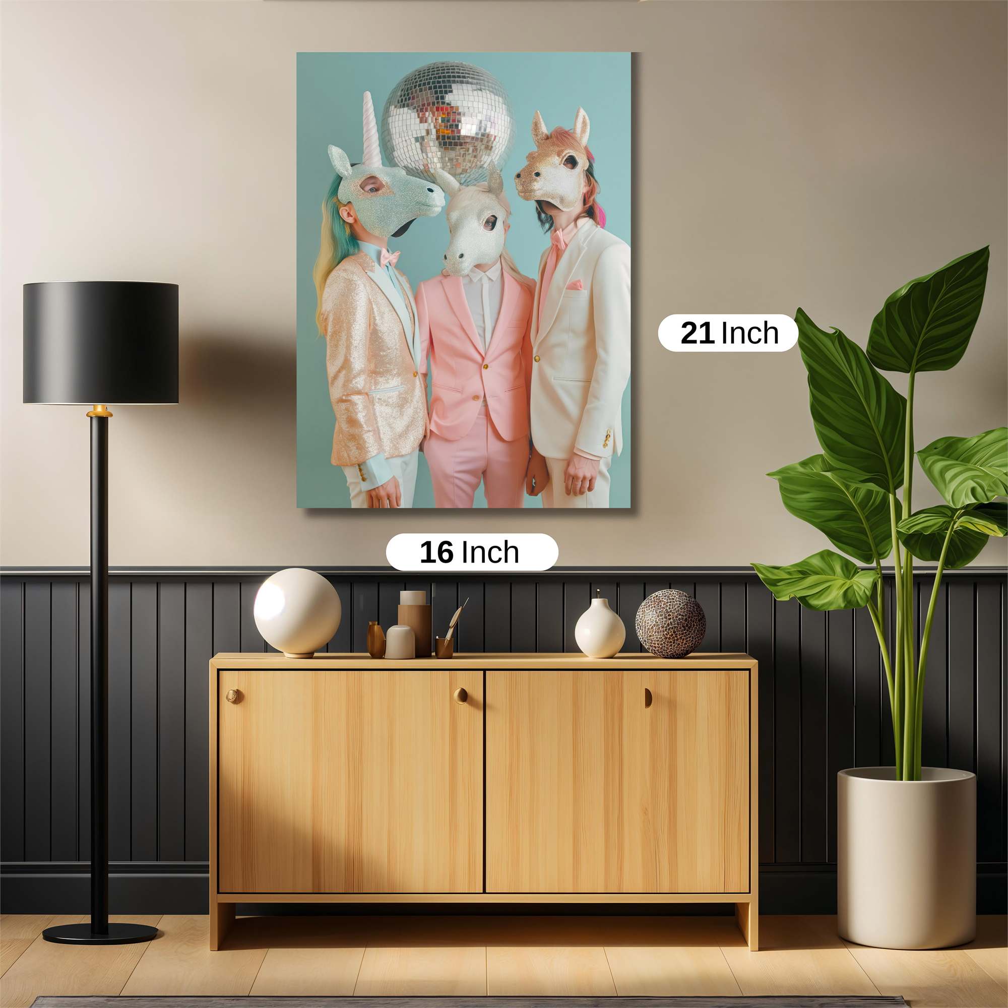 Unicorn Party Safe Wall Magnetic / M