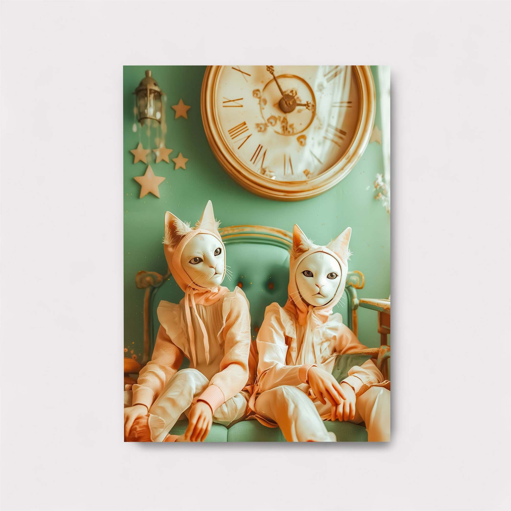 Cat Whimsy Safe Wall Magnetic / M