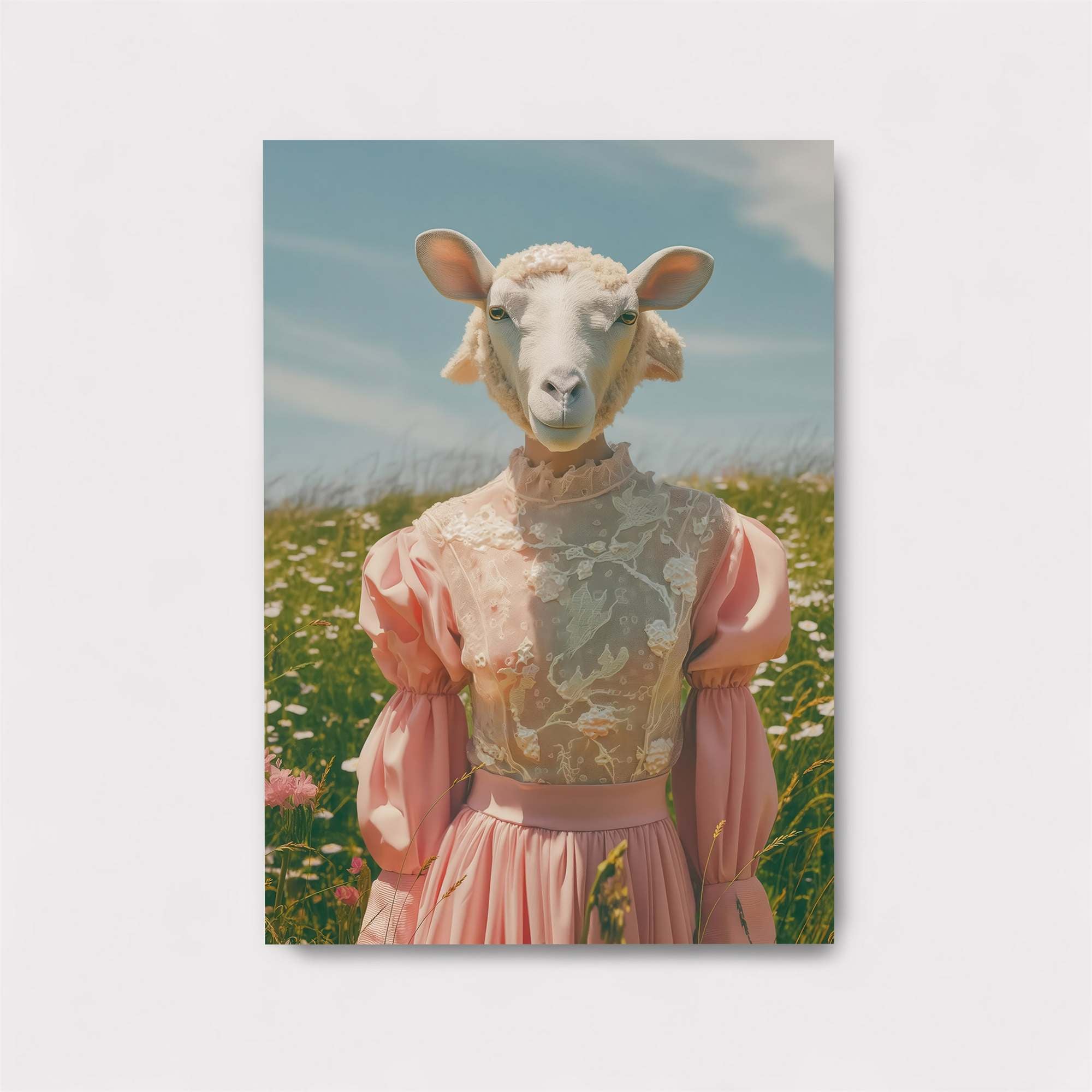 Sheepish Whimsy Safe Wall Magnetic / M