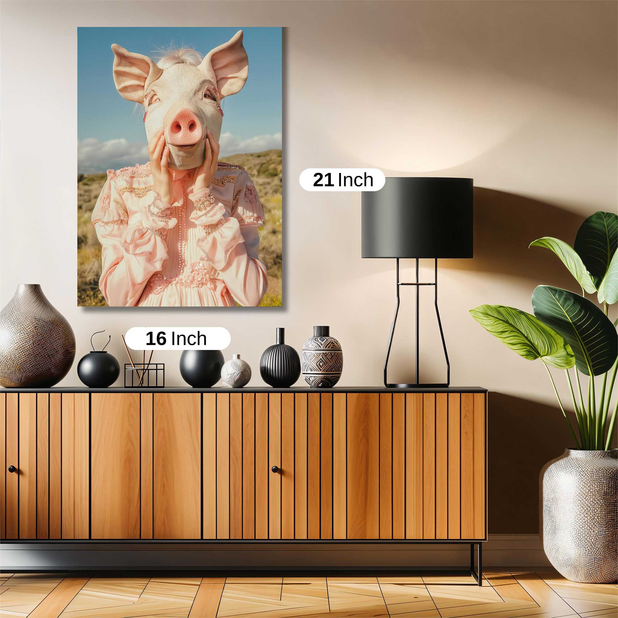 Piggy Whimsy Safe Wall Magnetic / M