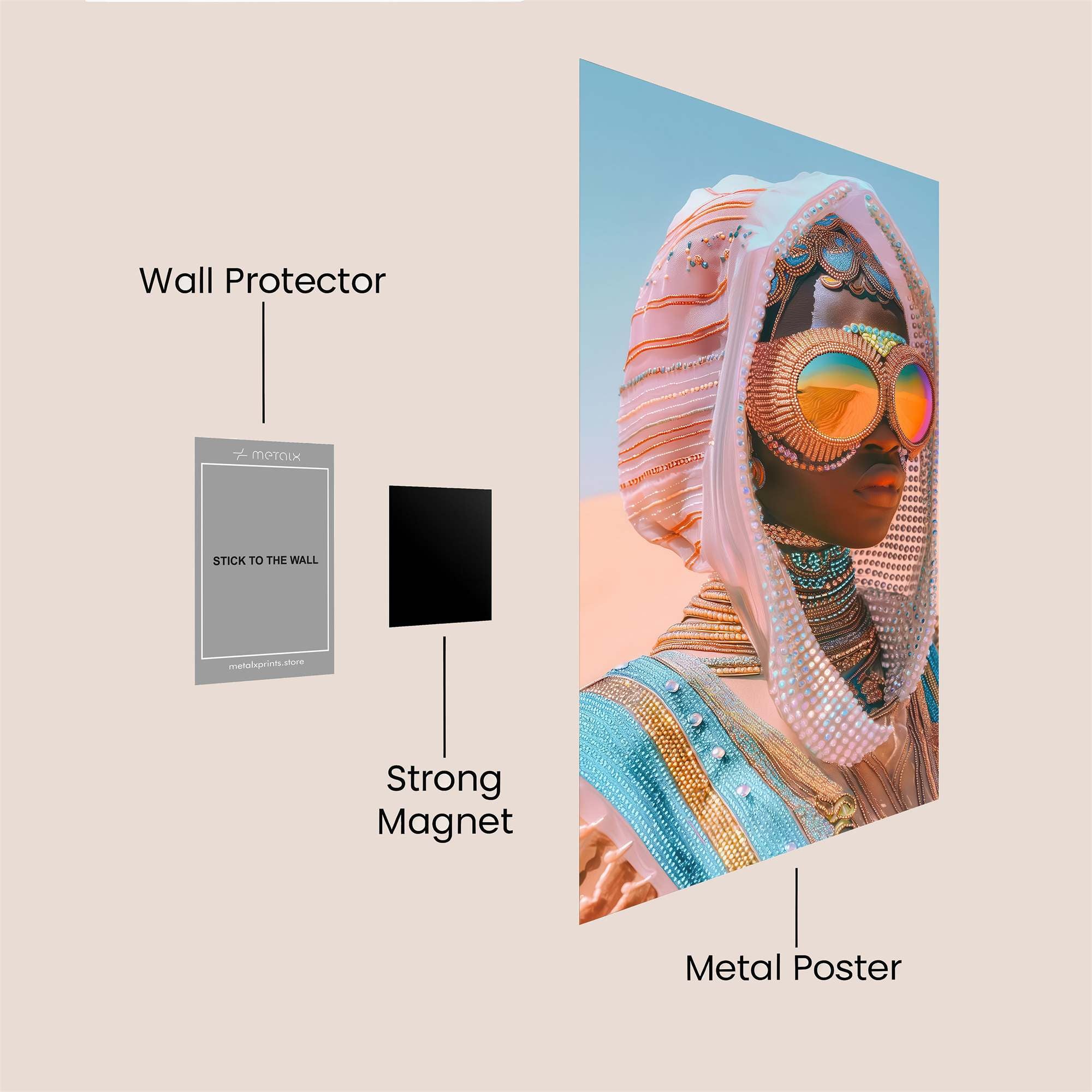 Desert Dream Safe Wall Magnetic / M