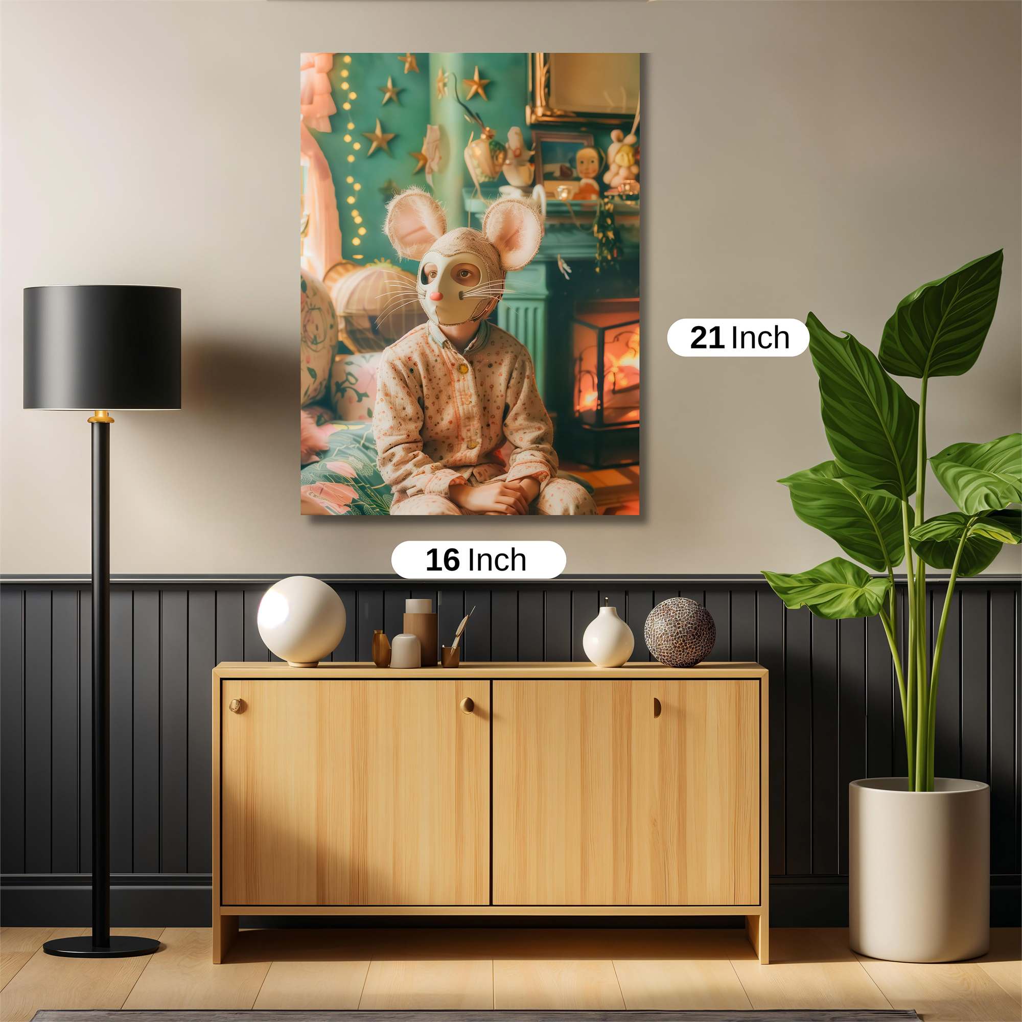 Mouse Whimsy Safe Wall Magnetic / M