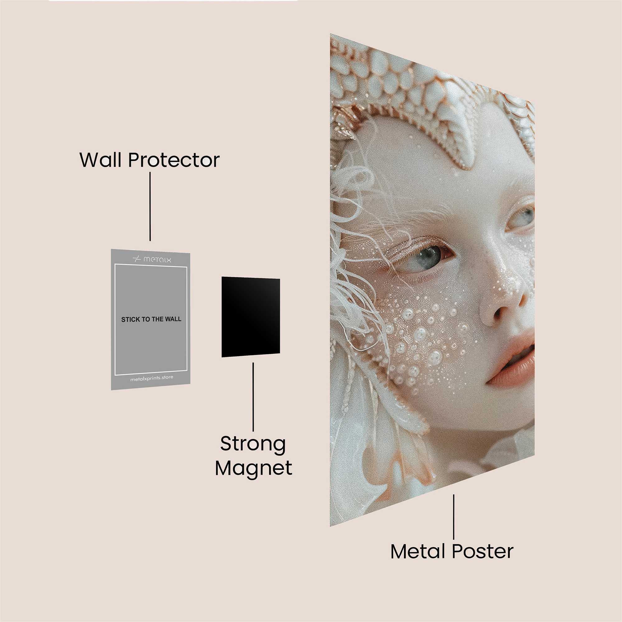 Pearl Serenity Safe Wall Magnetic / M