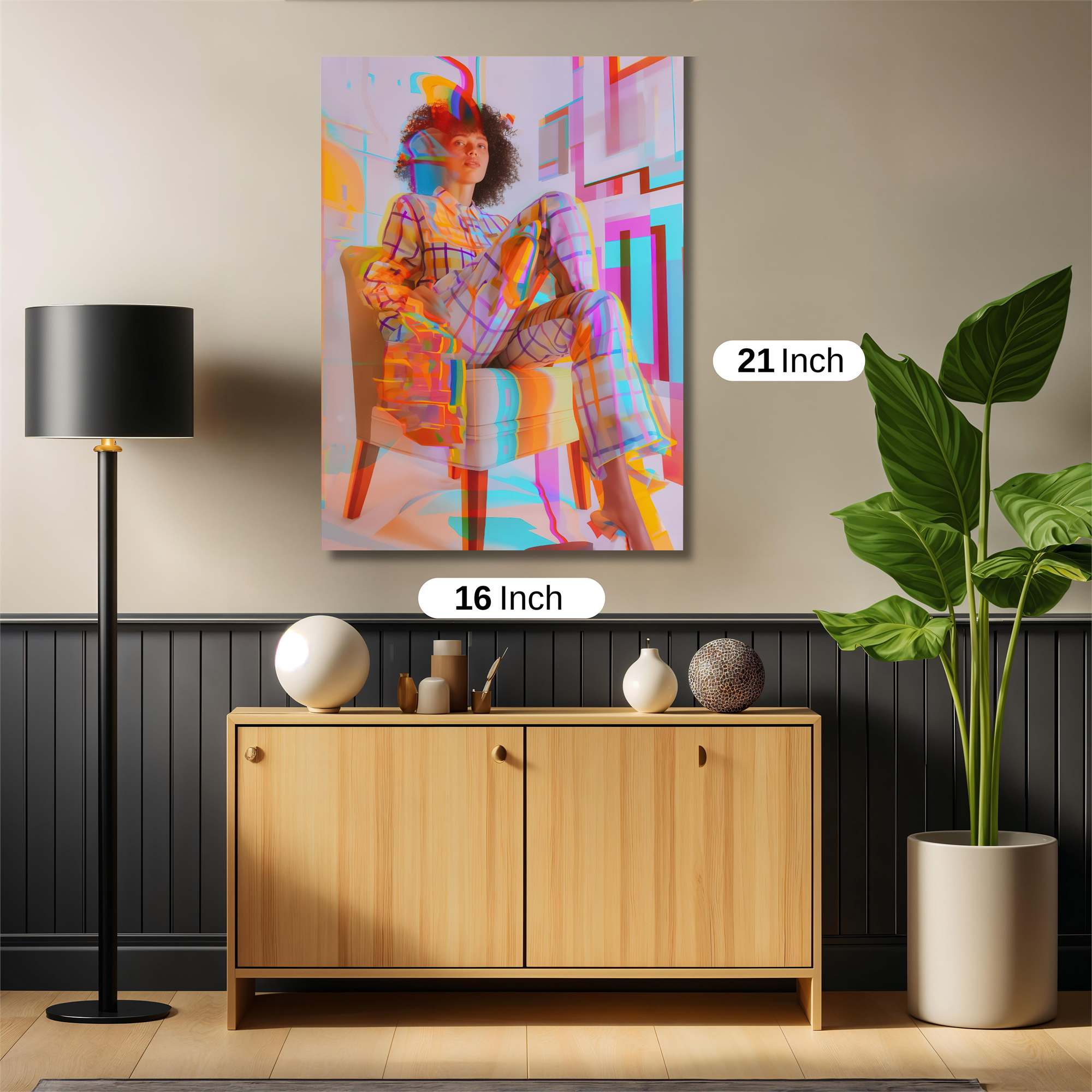Vibrant Serenity Safe Wall Magnetic / M
