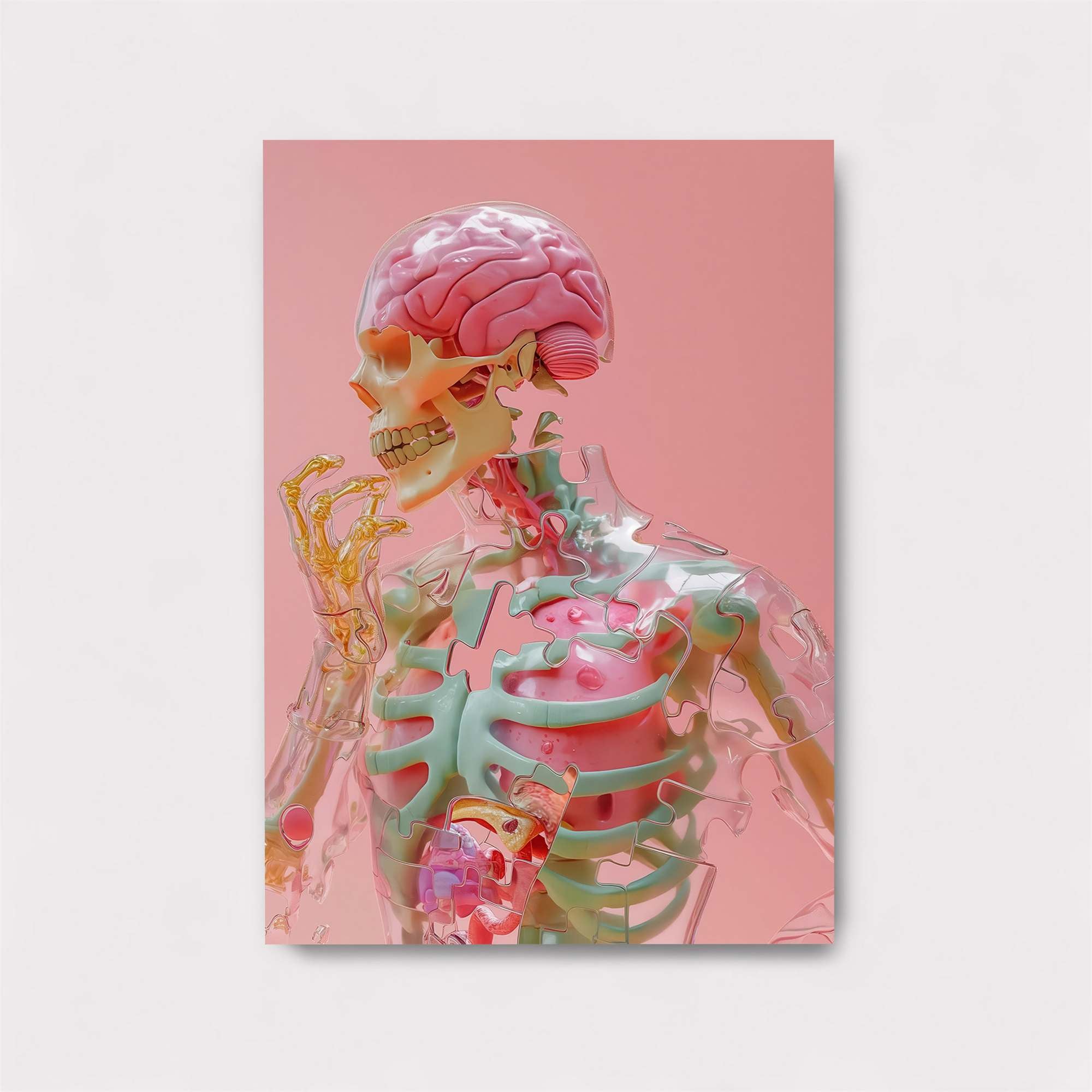 Skeleton Whimsy Safe Wall Magnetic / M