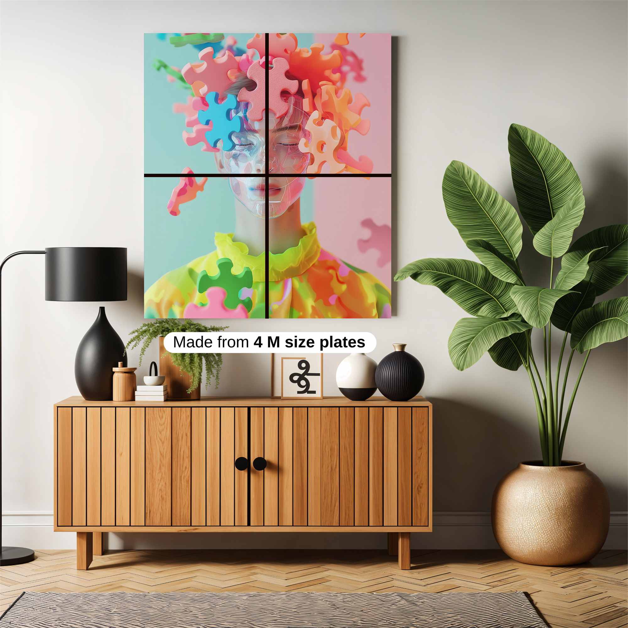 Puzzle Serenity Safe Wall Magnetic / M