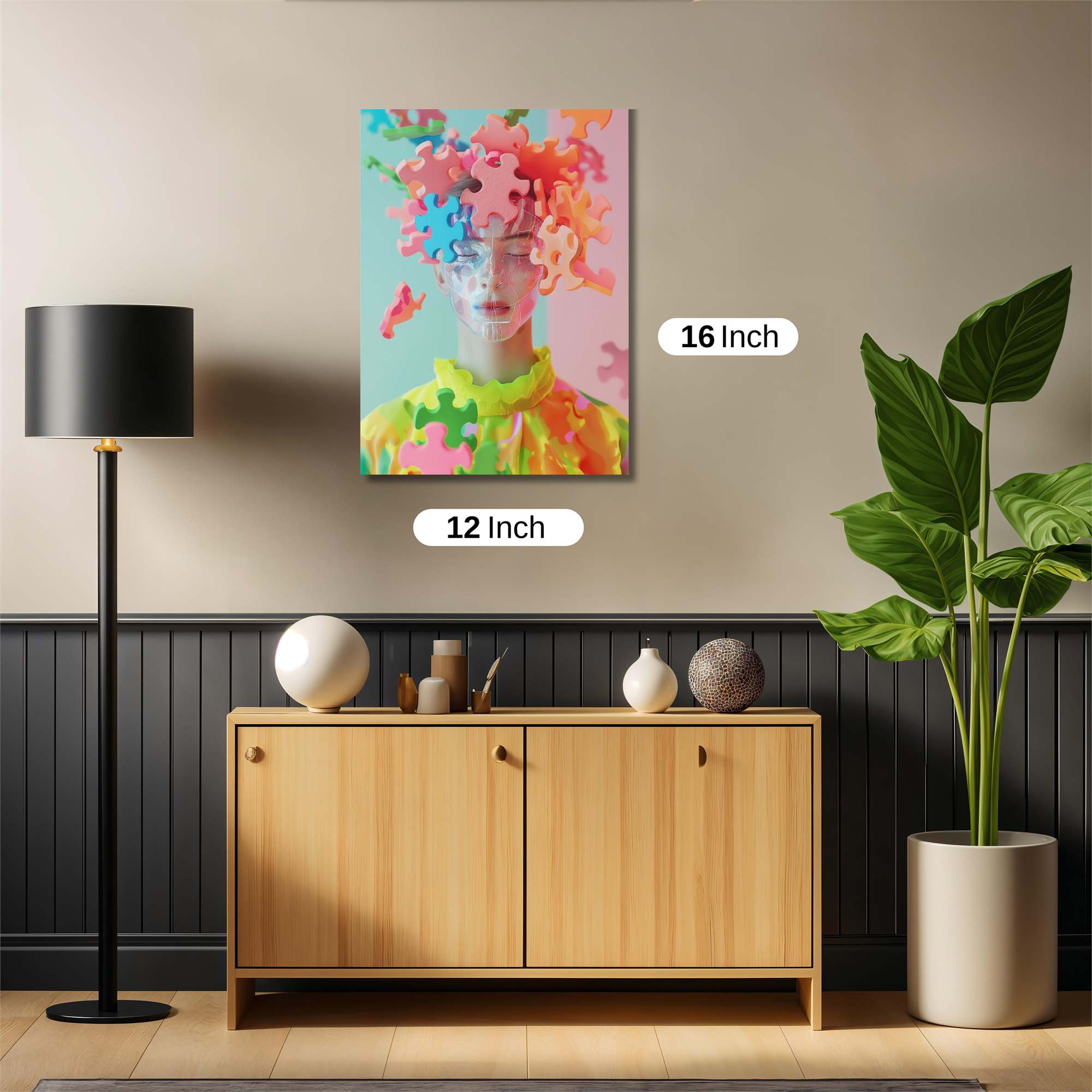 Puzzle Serenity Safe Wall Magnetic / M