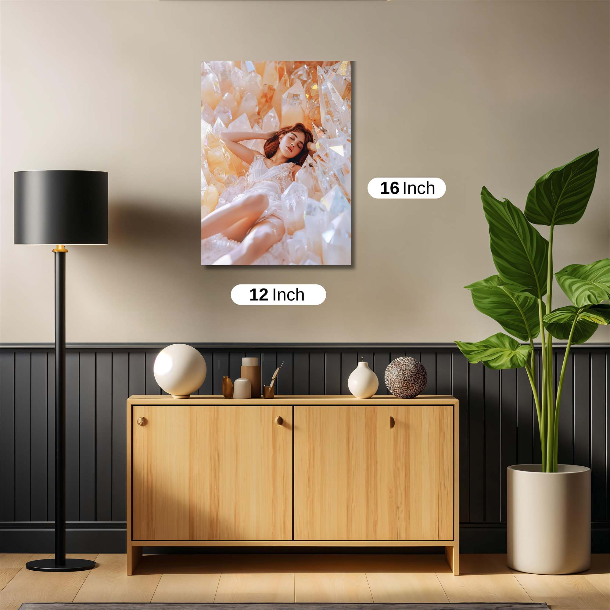 Crystal Serenity Safe Wall Magnetic / M