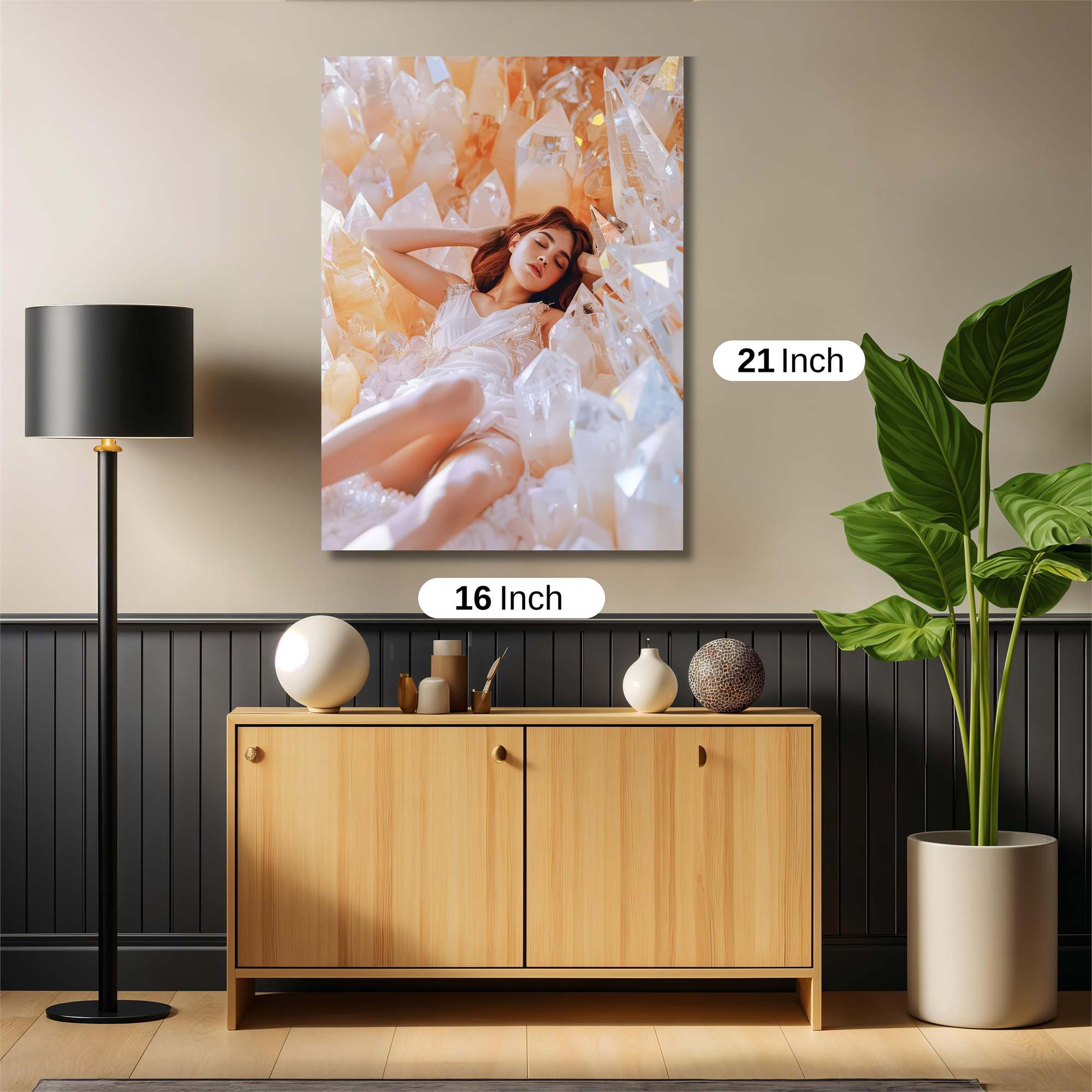 Crystal Serenity Safe Wall Magnetic / M