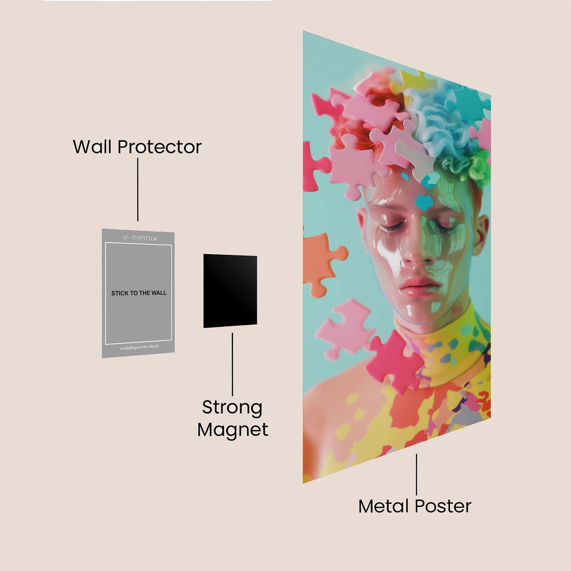 Puzzle Dream Safe Wall Magnetic / M