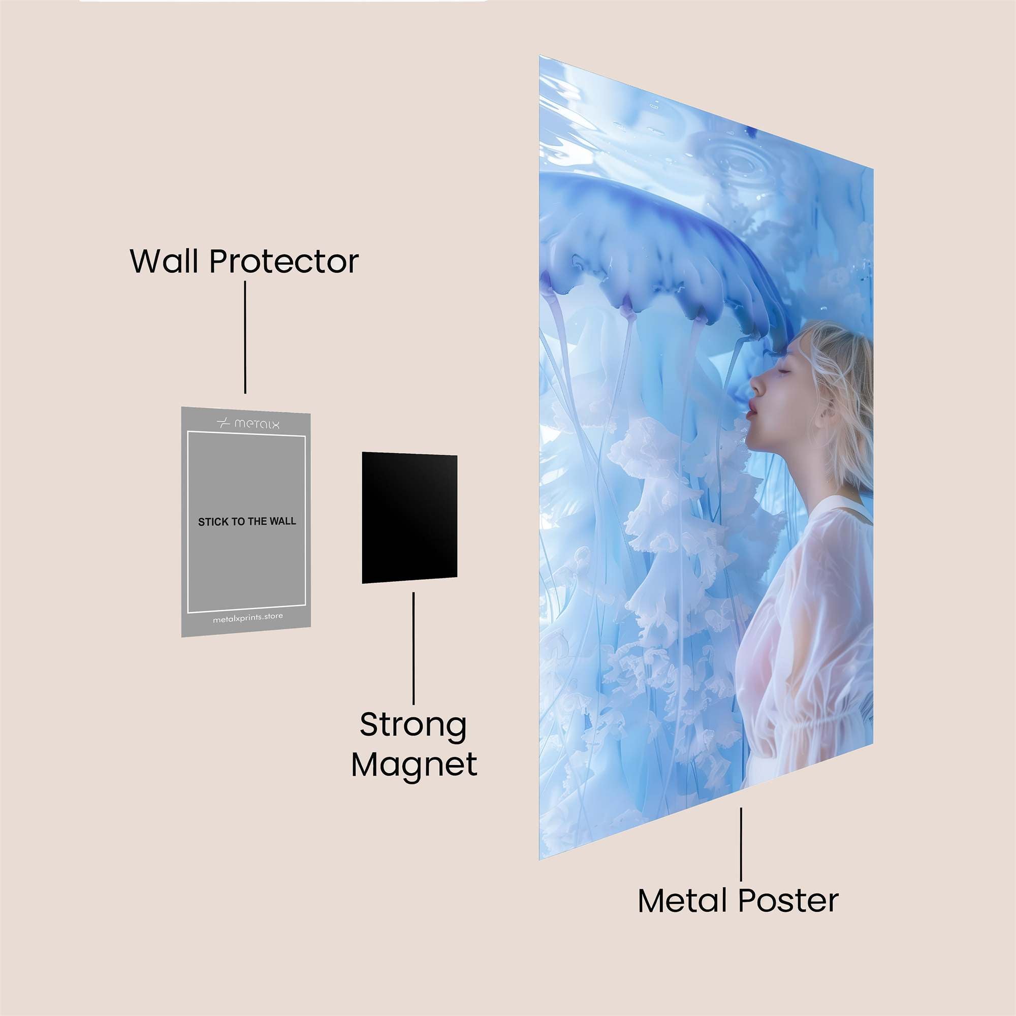 Jellydream Safe Wall Magnetic / M