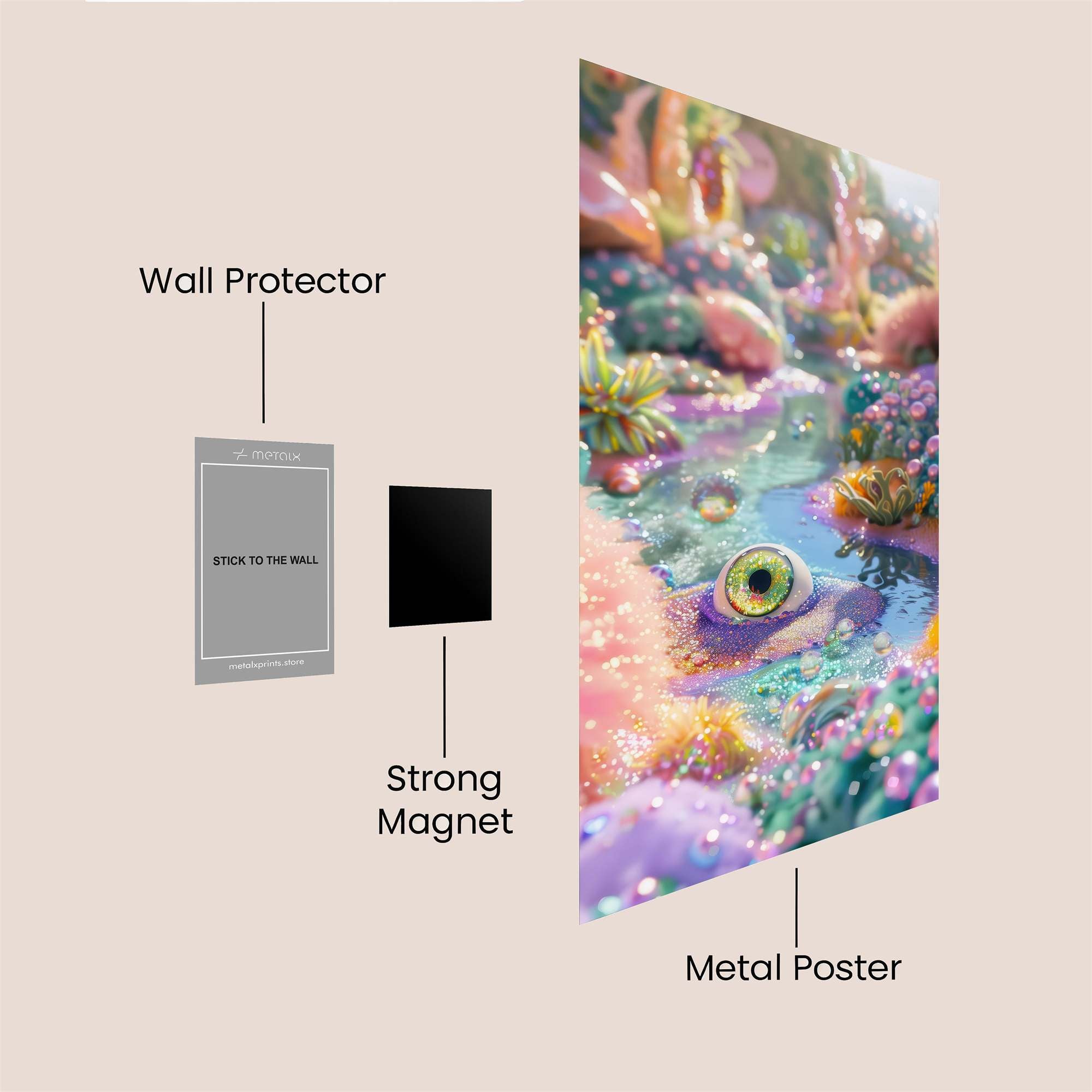 Eye Enchantment Safe Wall Magnetic / M
