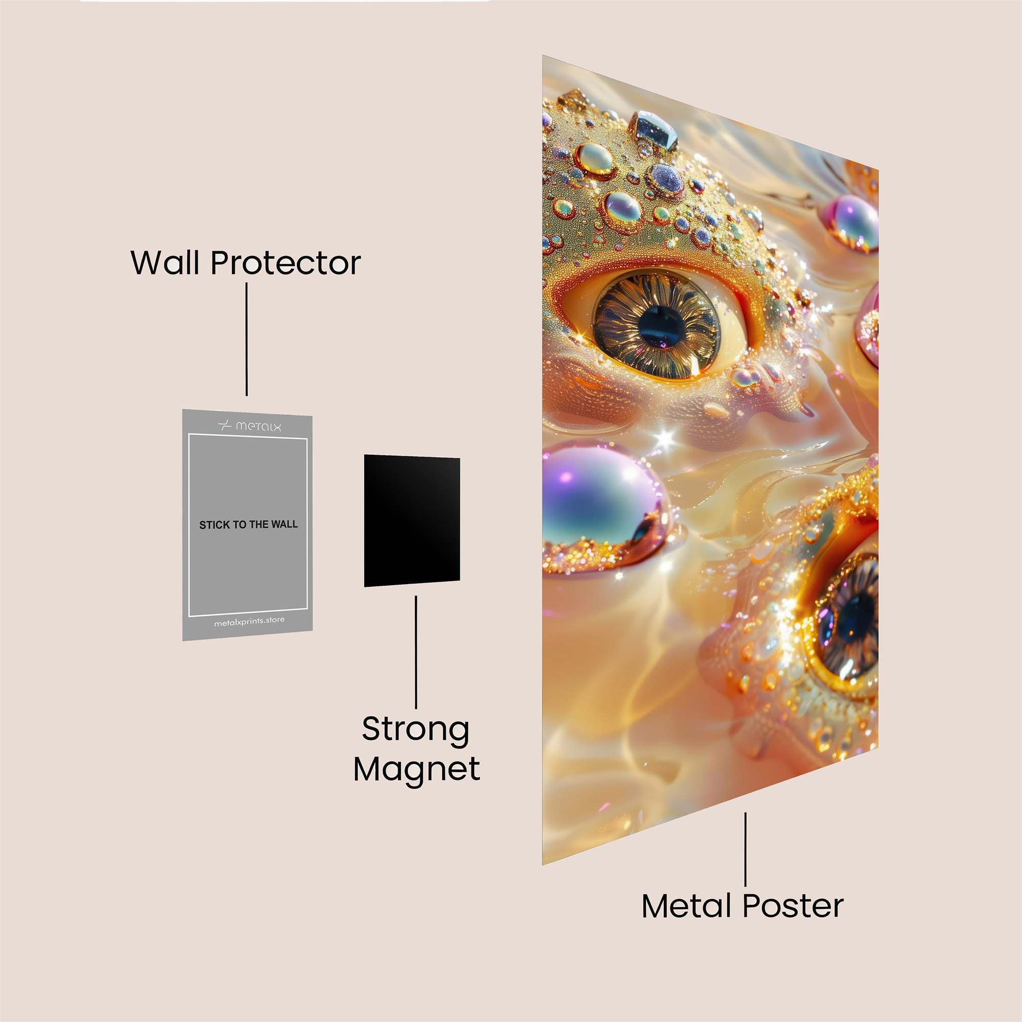 Eyes Enigma Safe Wall Magnetic / M