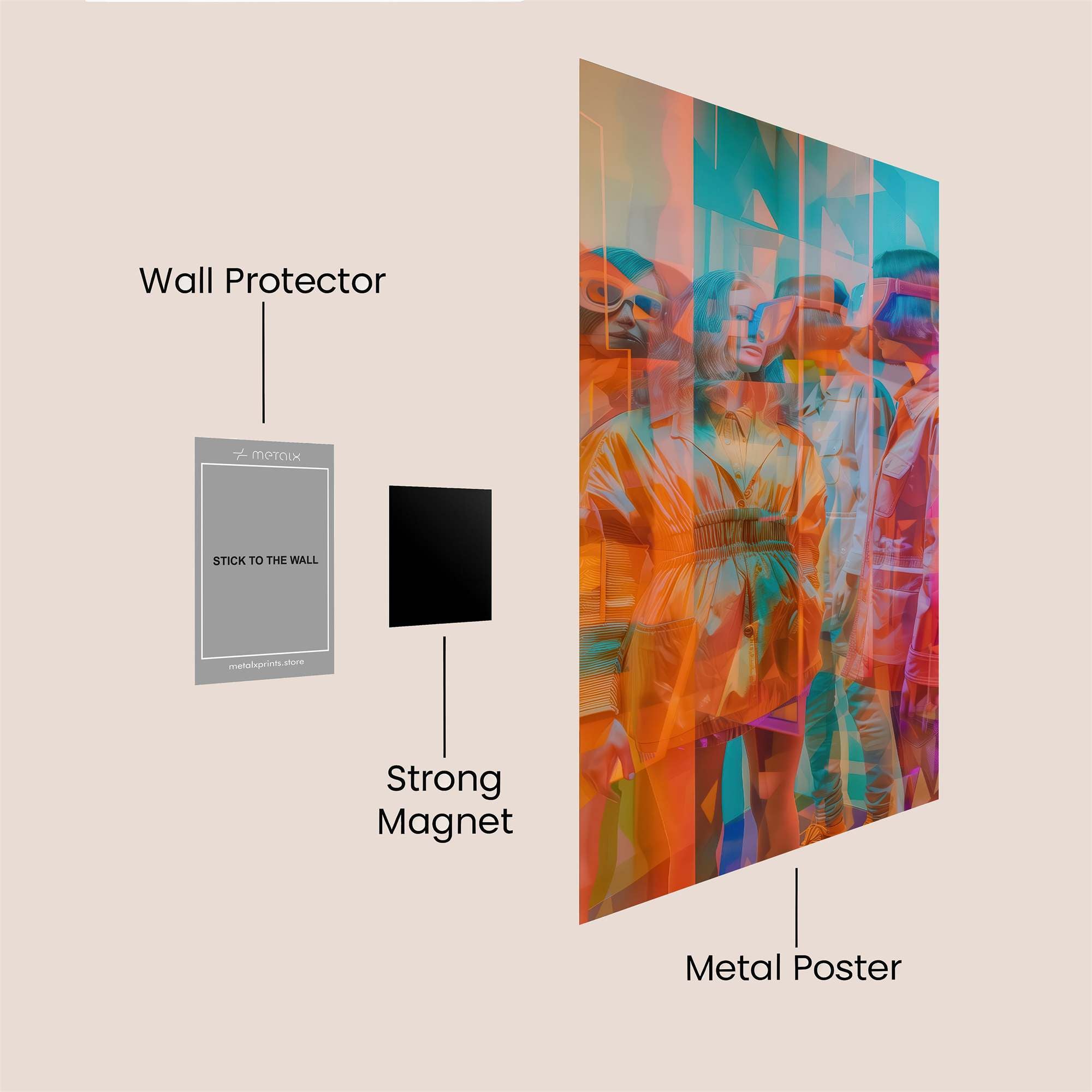 Mirror Dream Safe Wall Magnetic / M