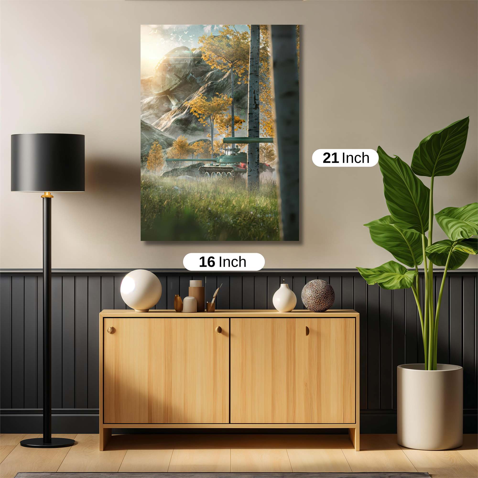 Tank Tranquility Safe Wall Magnetic / M