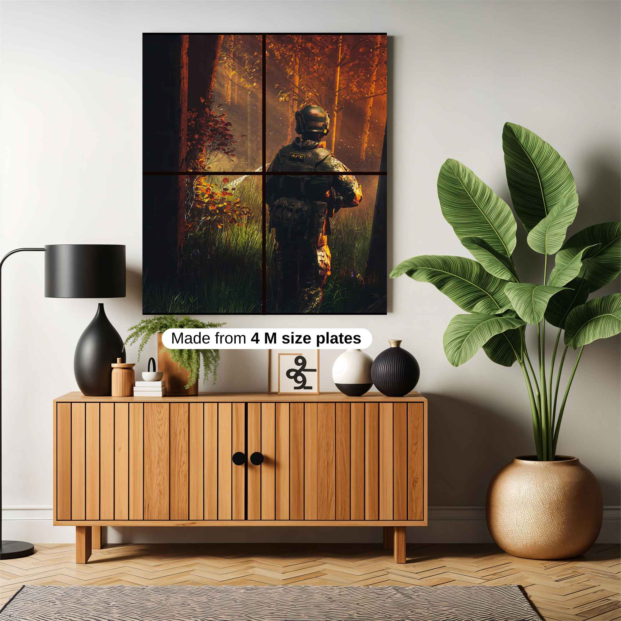 Soldier Serene Safe Wall Magnetic / M