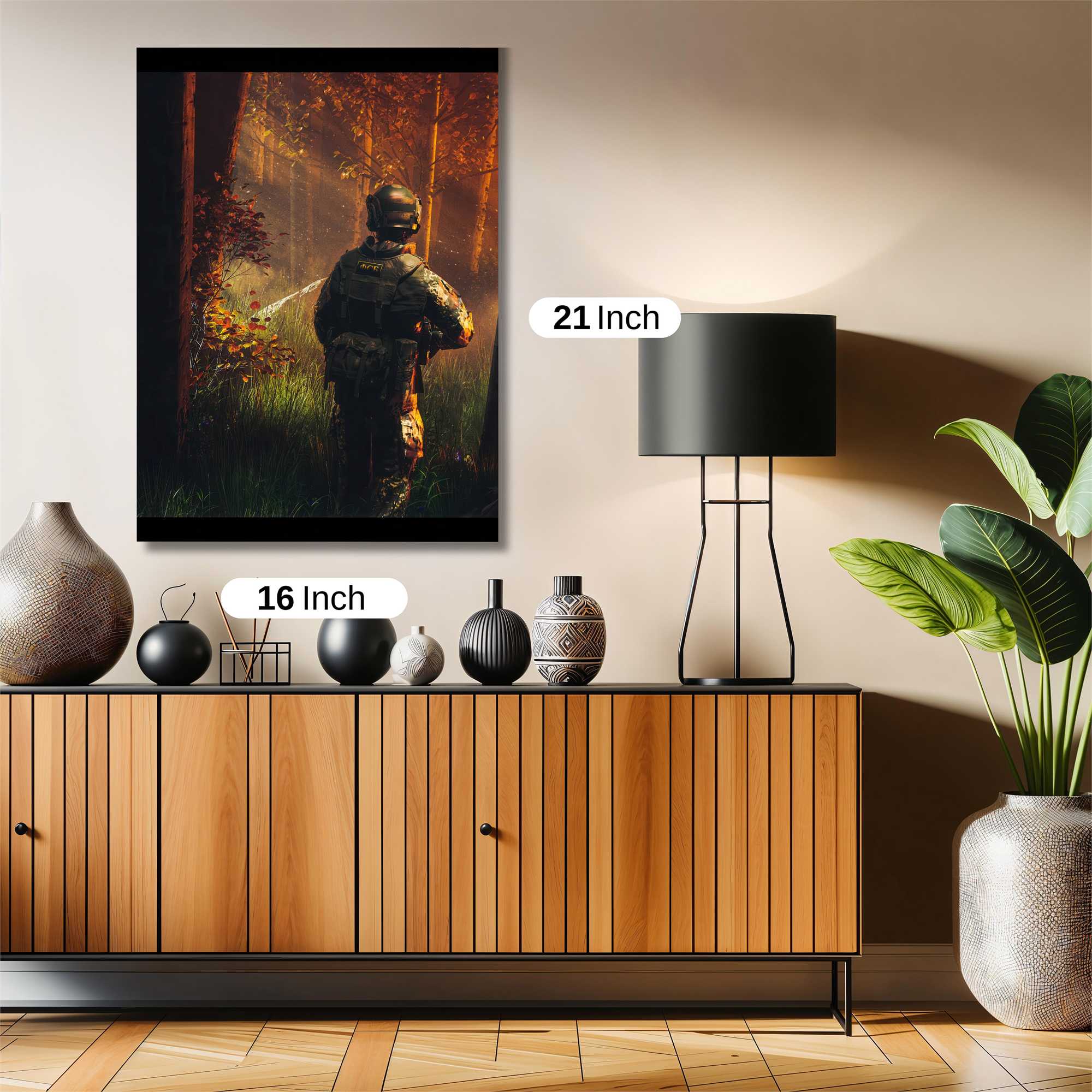 Soldier Serene Safe Wall Magnetic / M